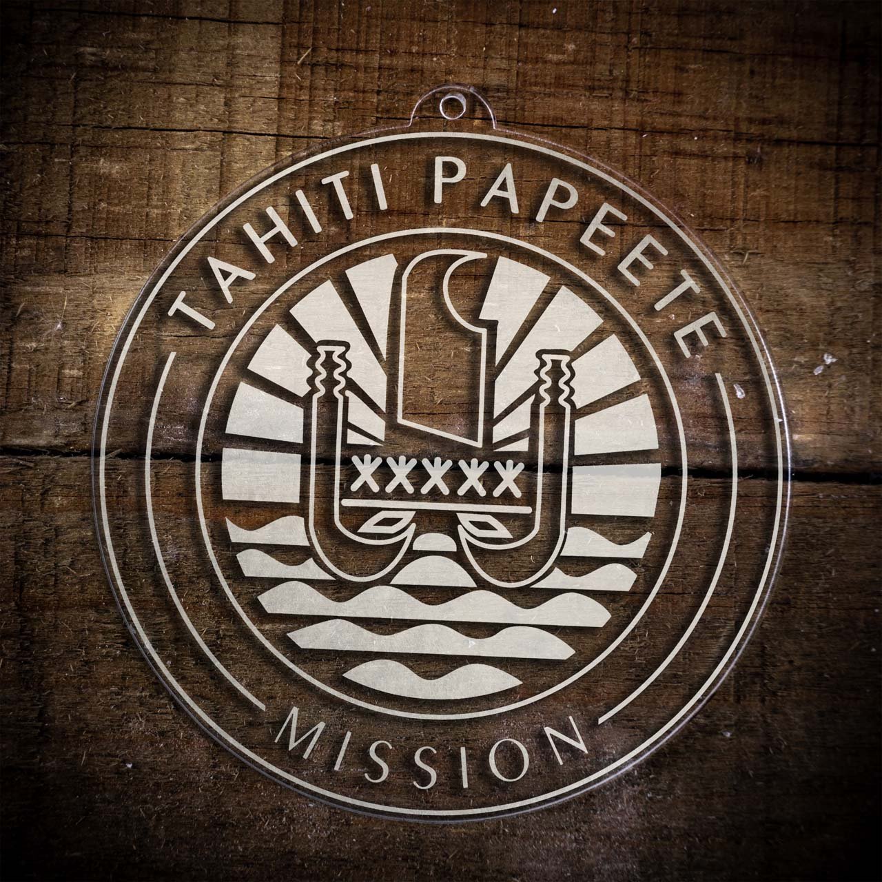 Tahiti Papeete Mission Christmas Ornament - Latter-Day Saint LDS Missionary Gift - Book of Mormon