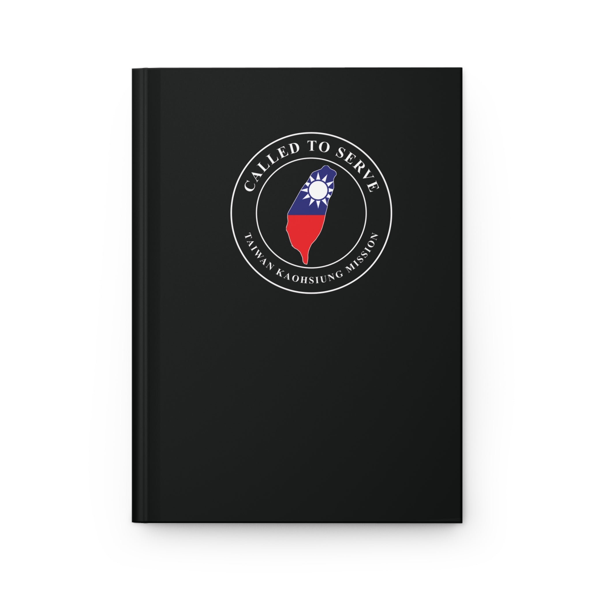 Taiwan Kaohsiung Mission Flag Map Called to Serve Black Hardcover Journal Matte - Mission Wishlist - LDS Missionary Gift Store