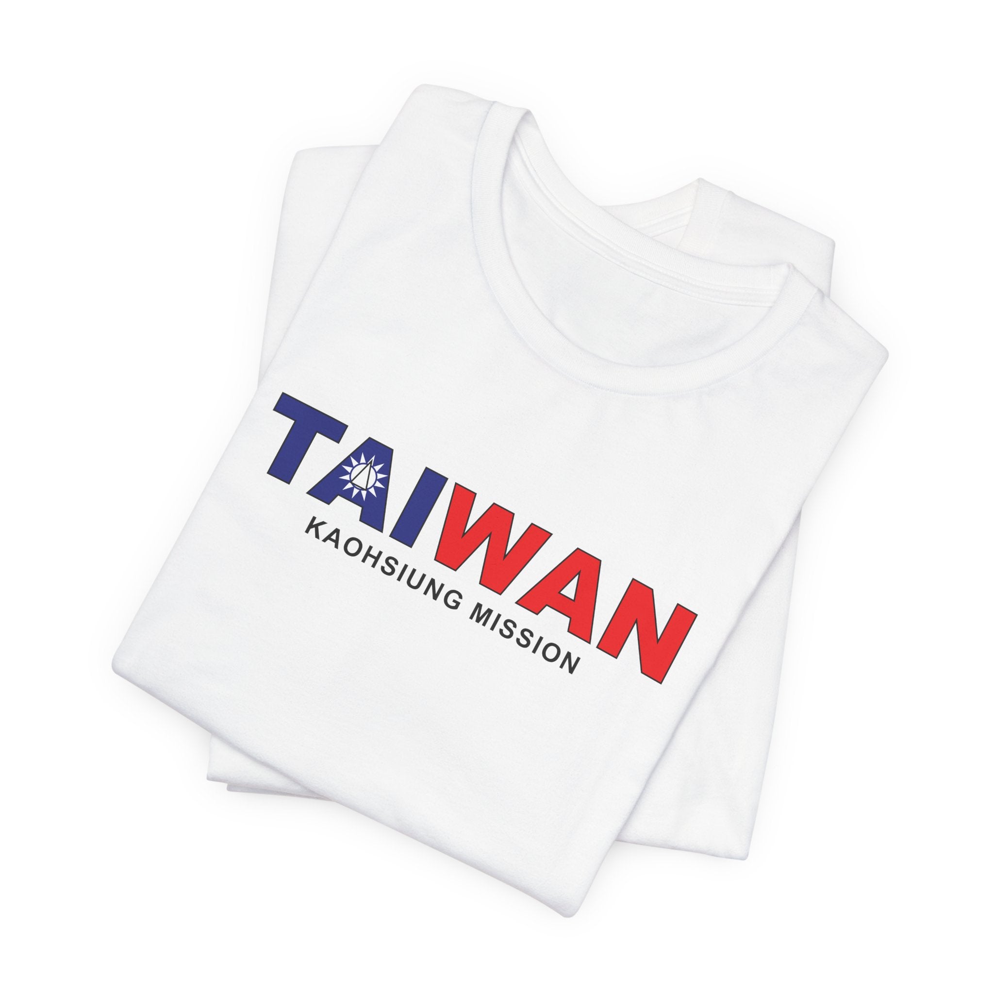 Taiwan Kaohsiung Mission Flag Title T-shirt - Mission Wishlist - LDS Missionary Gift Store