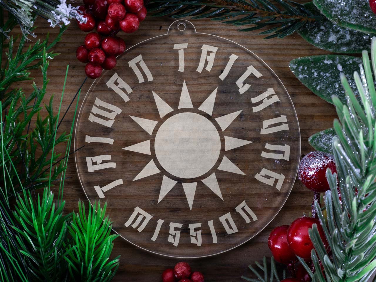 Taiwan Taichung Mission Christmas Ornament - Latter-Day Saint LDS Missionary Gift - Book of Mormon