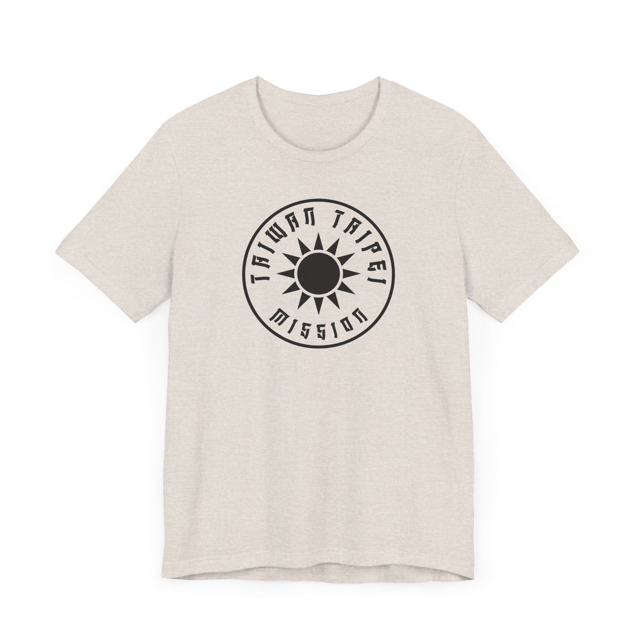 Taiwan Taipei Mission Circular Monochrome Logo T-Shirt - Mission Wishlist - LDS Missionary Gift Store