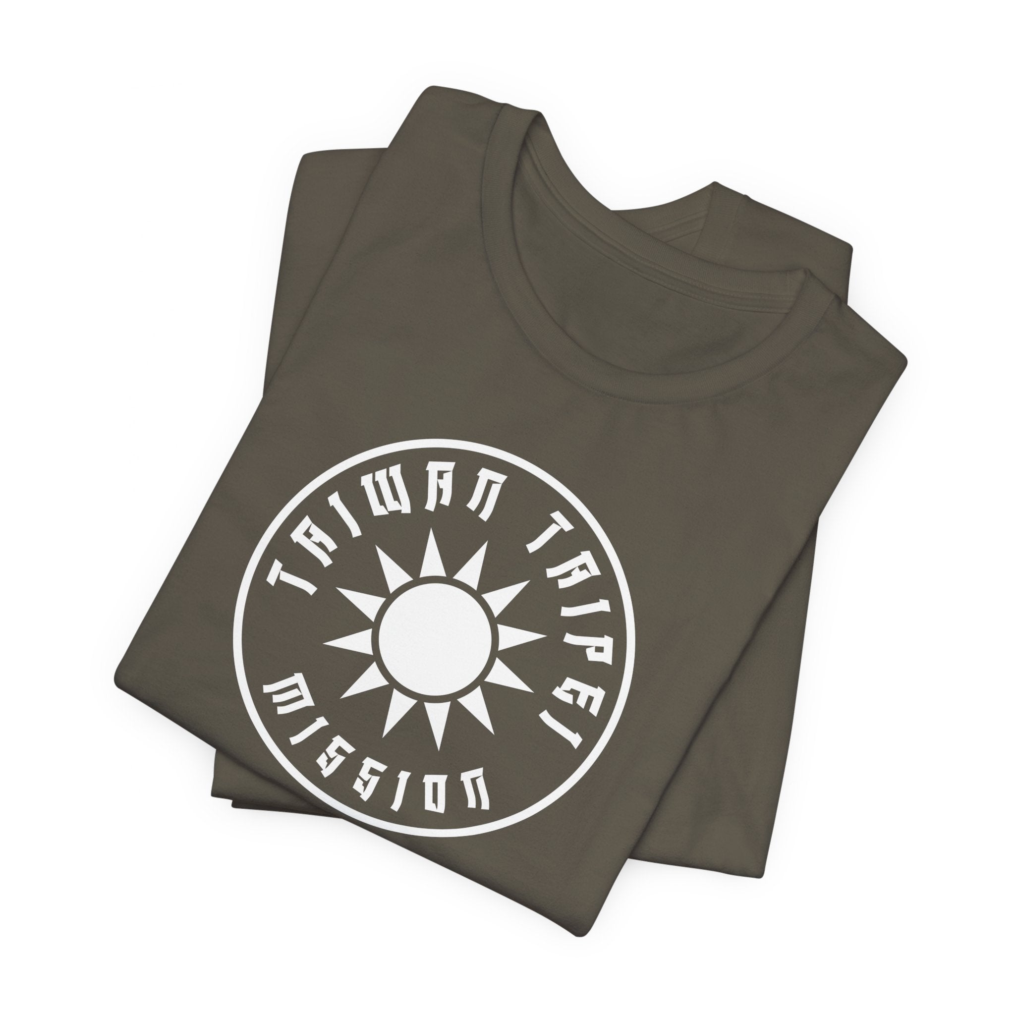 Taiwan Taipei Mission Circular Monochrome Logo T-Shirt - Mission Wishlist - LDS Missionary Gift Store