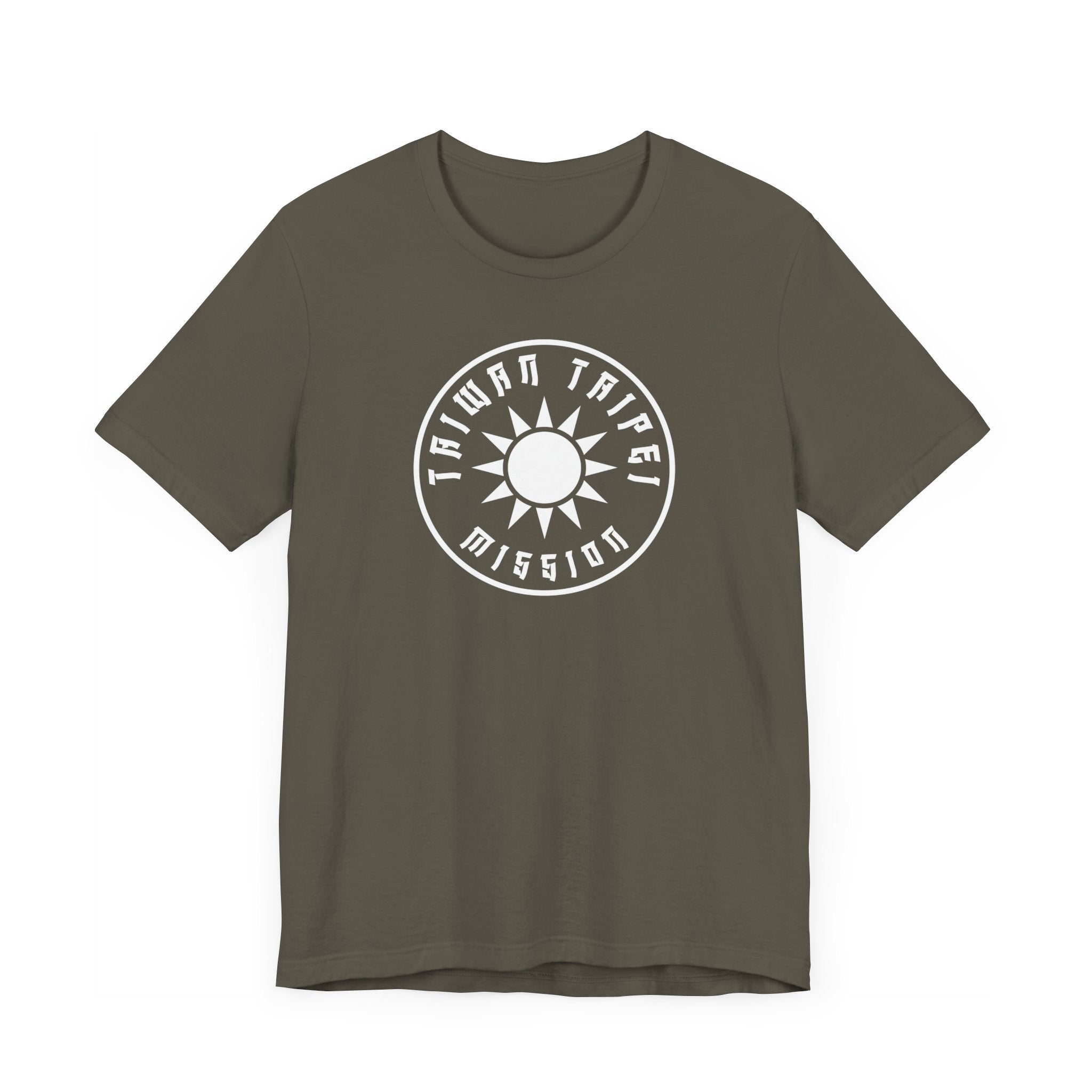 Taiwan Taipei Mission Circular Monochrome Logo T-Shirt - Mission Wishlist - LDS Missionary Gift Store
