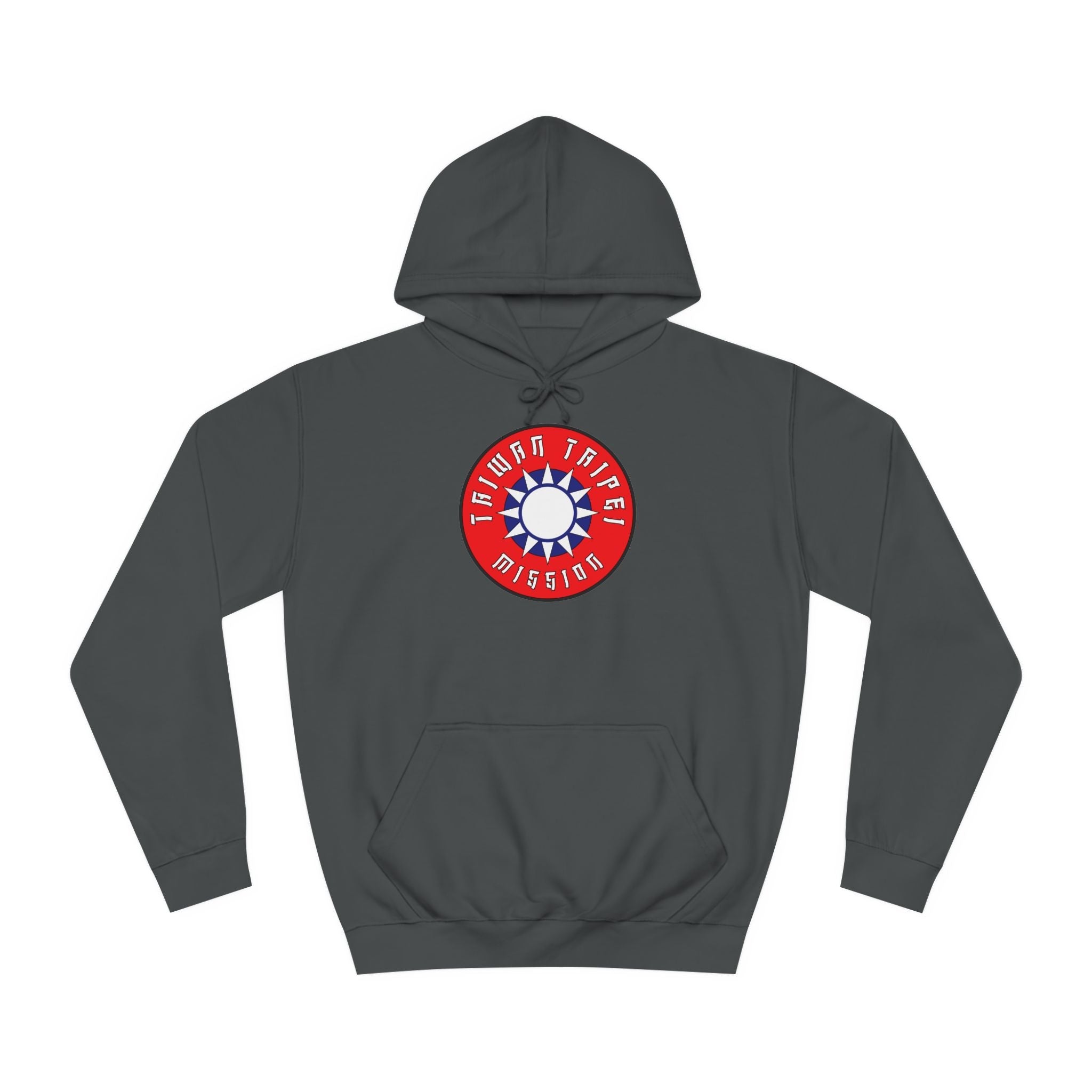 Taiwan Taipei Mission Flag Logo (Black Border) College Hoodie - Latter-Day Saint LDS Missionary Gift - Book of Mormon