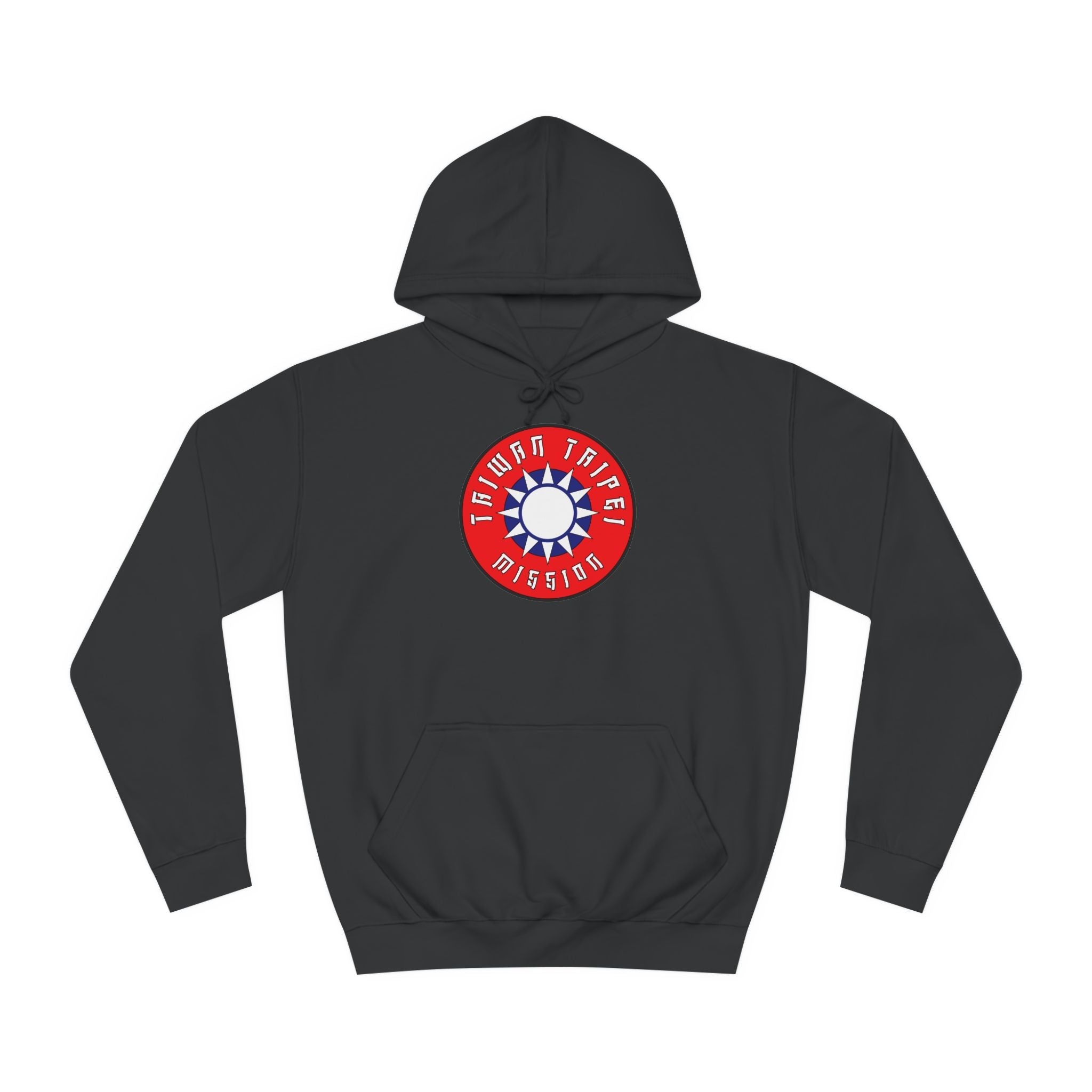 Taiwan Taipei Mission Flag Logo (Black Border) College Hoodie - Latter-Day Saint LDS Missionary Gift - Book of Mormon