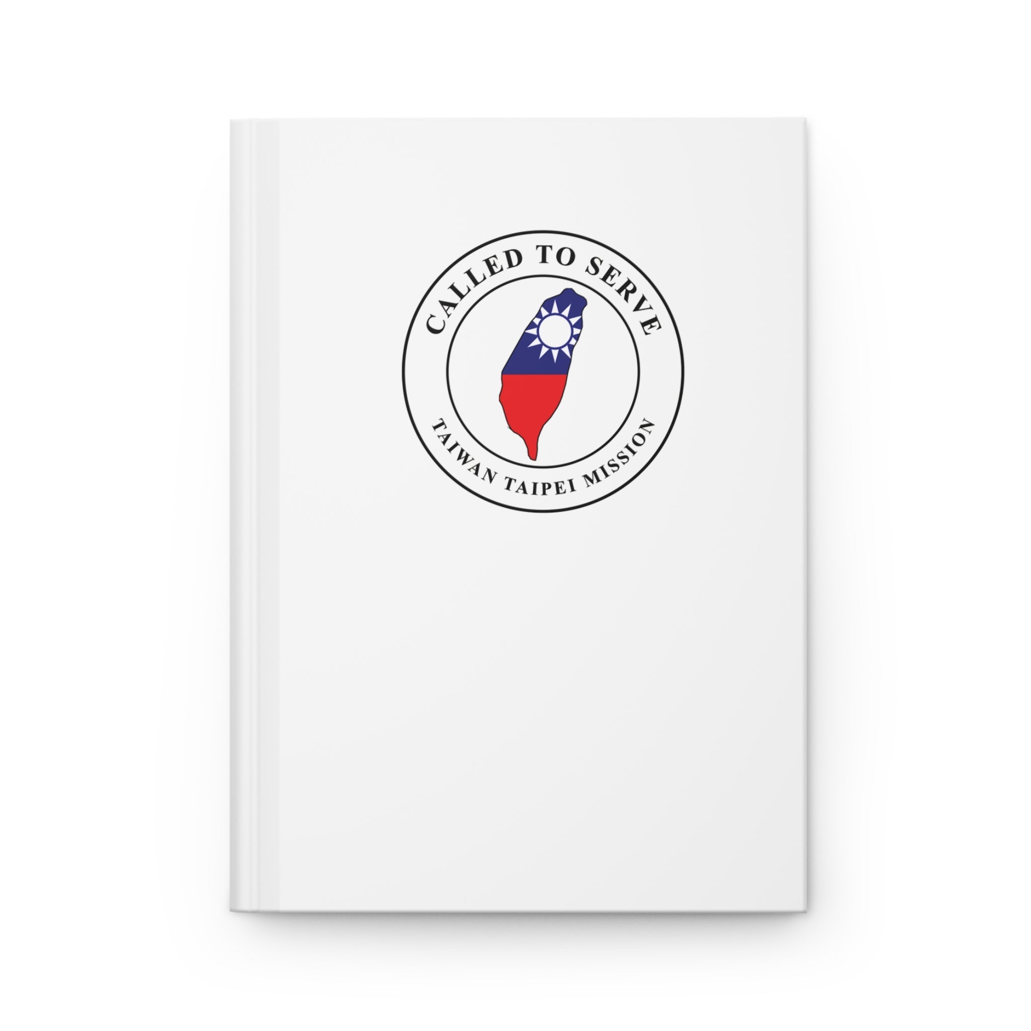 Taiwan Taipei Mission Flag Map Called to Serve White Hardcover Journal Matte - Latter-Day Saint LDS Missionary Gift - Book of Mormon