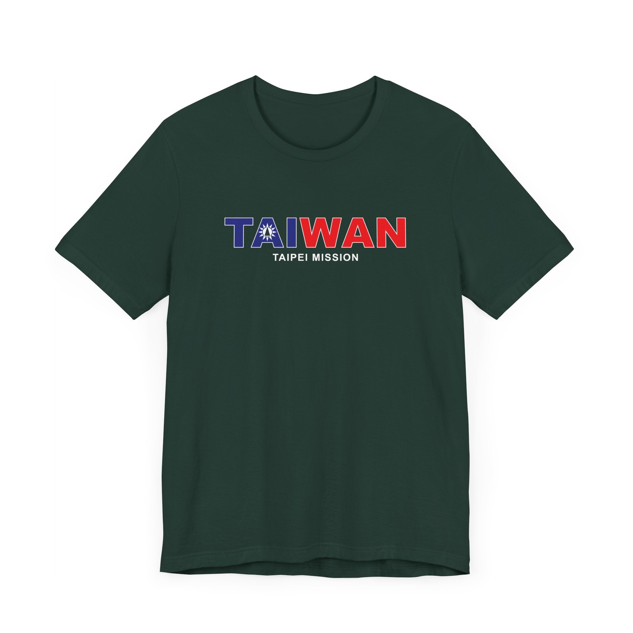 Taiwan Taipei Mission Flag Title T-shirt - Mission Wishlist - LDS Missionary Gift Store