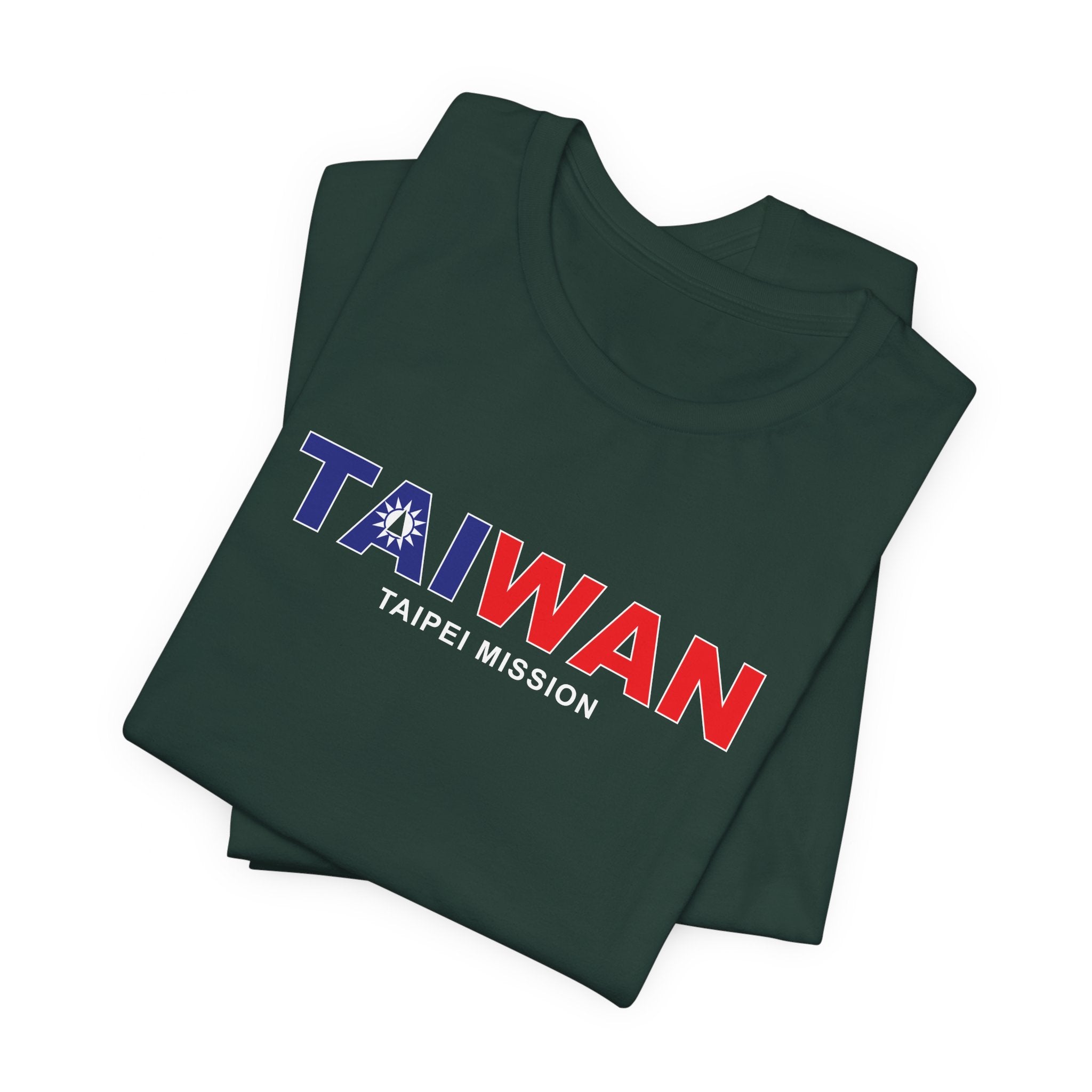 Taiwan Taipei Mission Flag Title T-shirt - Mission Wishlist - LDS Missionary Gift Store