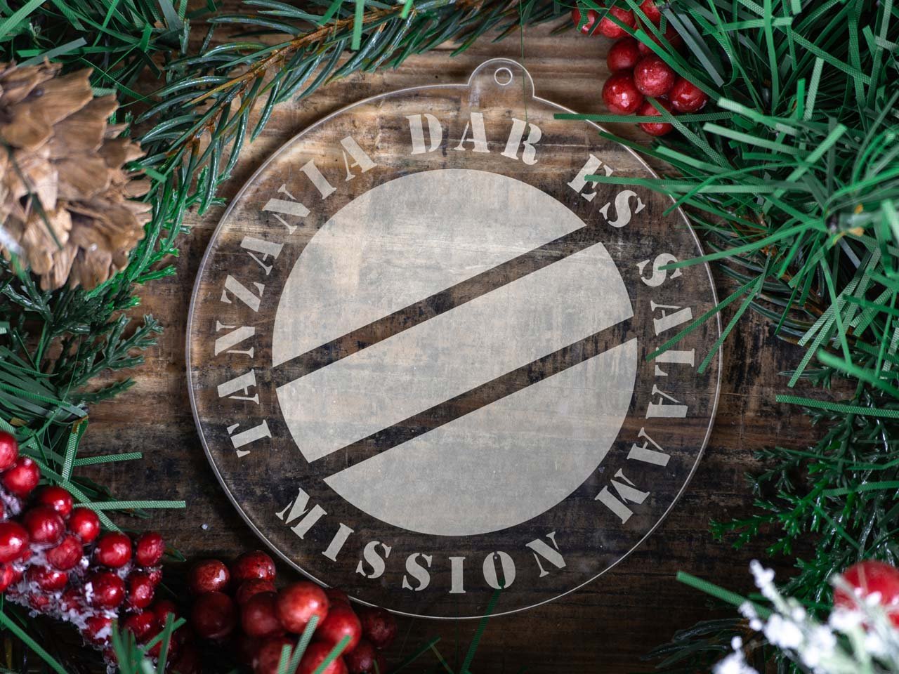 Tanzania Dar es Salaam Mission Christmas Ornament - Latter-Day Saint LDS Missionary Gift - Book of Mormon