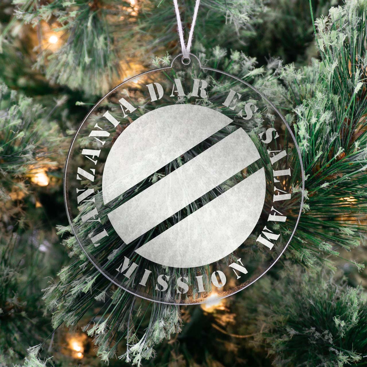 Tanzania Dar es Salaam Mission Christmas Ornament - Latter-Day Saint LDS Missionary Gift - Book of Mormon