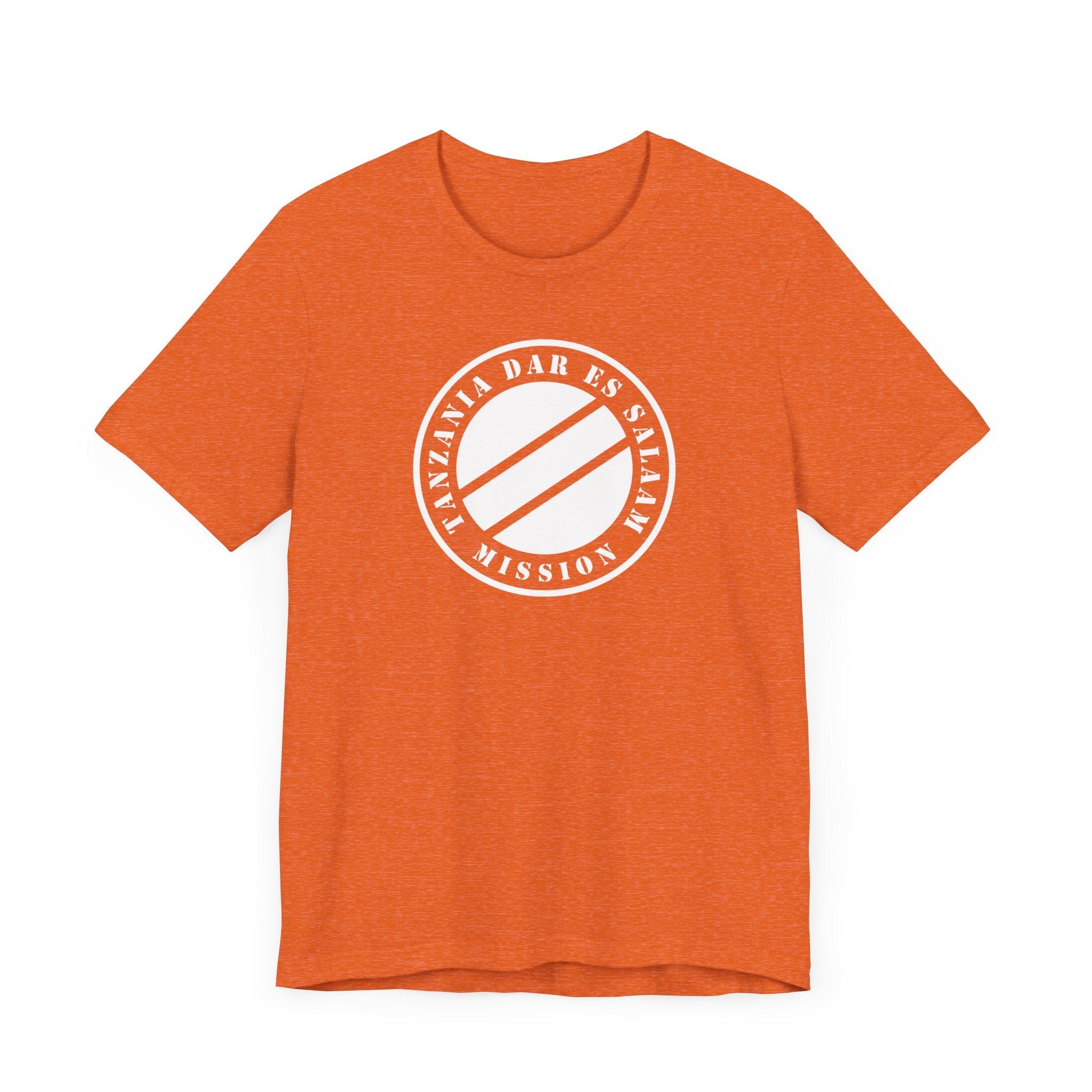 Tanzania Dar es Salaam Mission Circular Monochrome Logo T-Shirt - Mission Wishlist - LDS Missionary Gift Store
