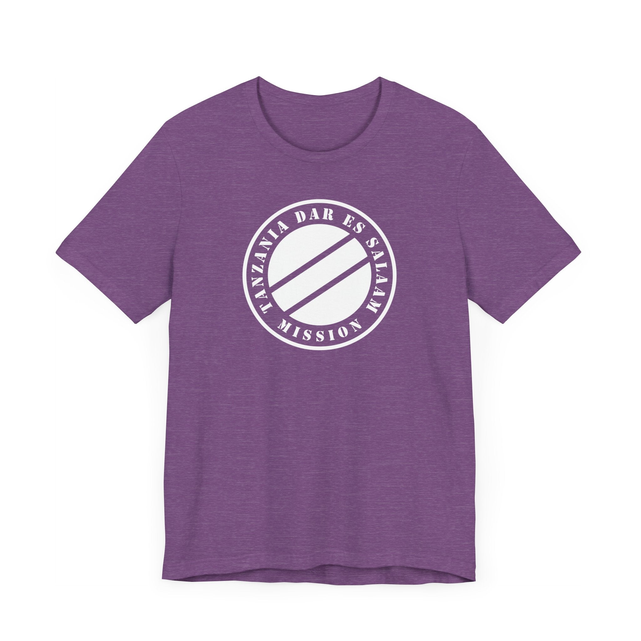 Tanzania Dar es Salaam Mission Circular Monochrome Logo T-Shirt - Mission Wishlist - LDS Missionary Gift Store