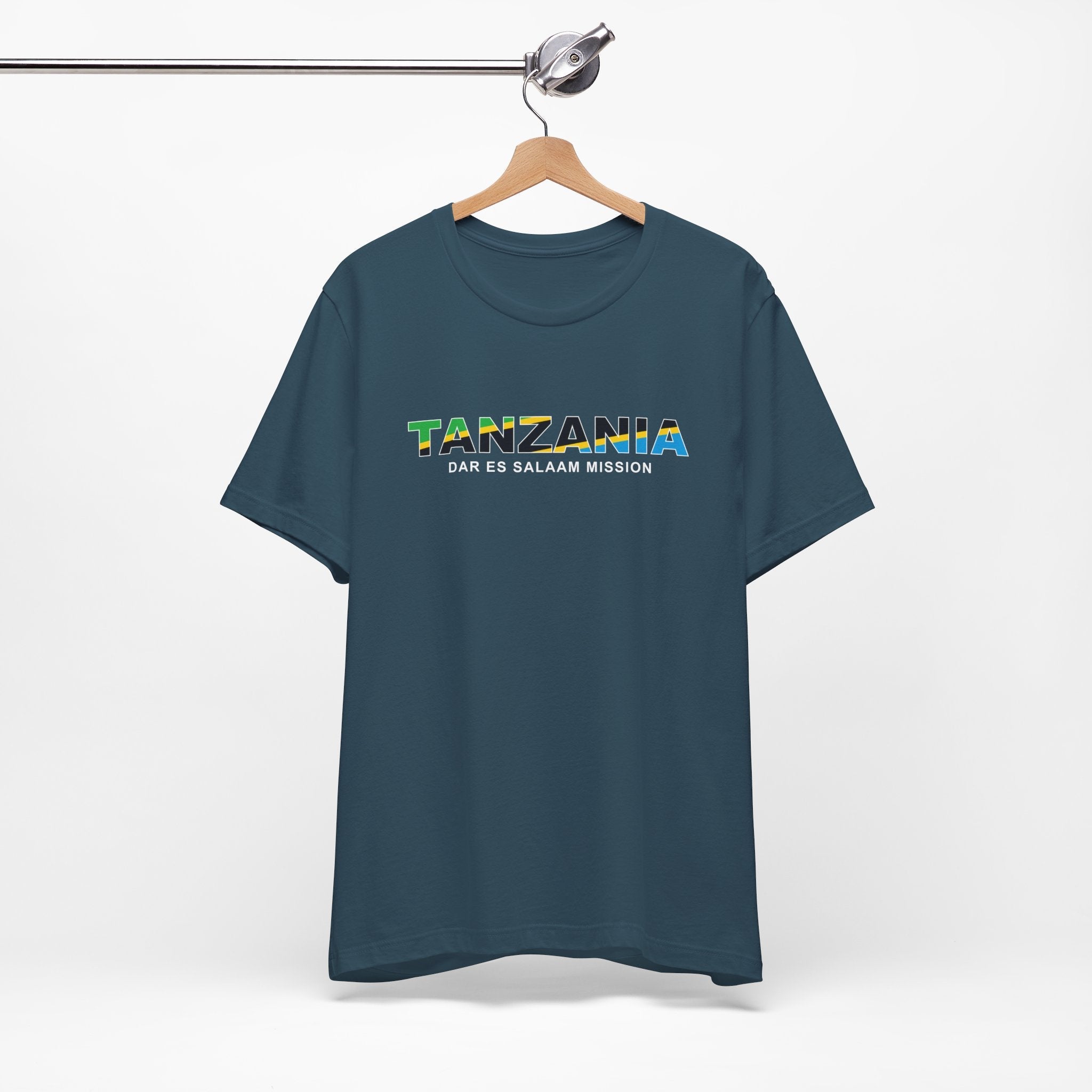 Tanzania Dar es Salaam Mission Flag Title T-shirt - Mission Wishlist - LDS Missionary Gift Store