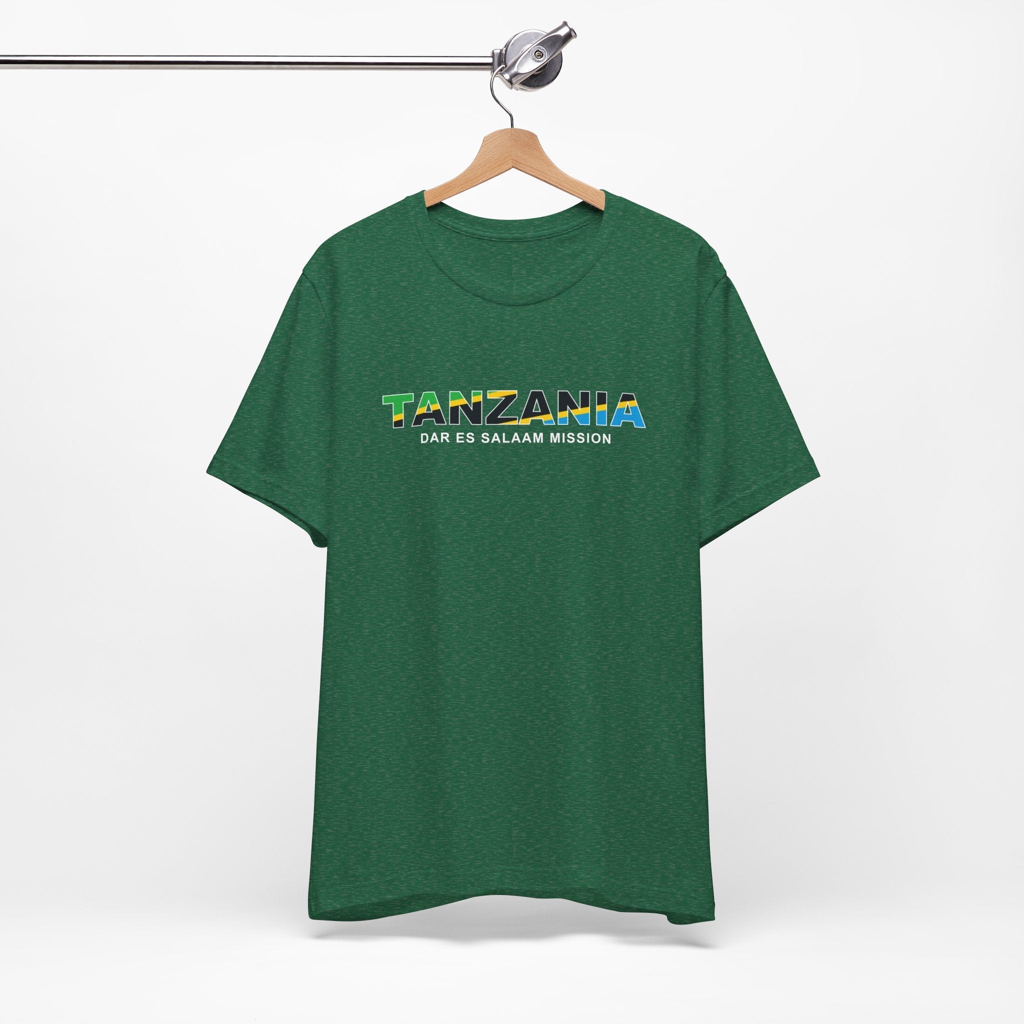 Tanzania Dar es Salaam Mission Flag Title T-shirt - Mission Wishlist - LDS Missionary Gift Store