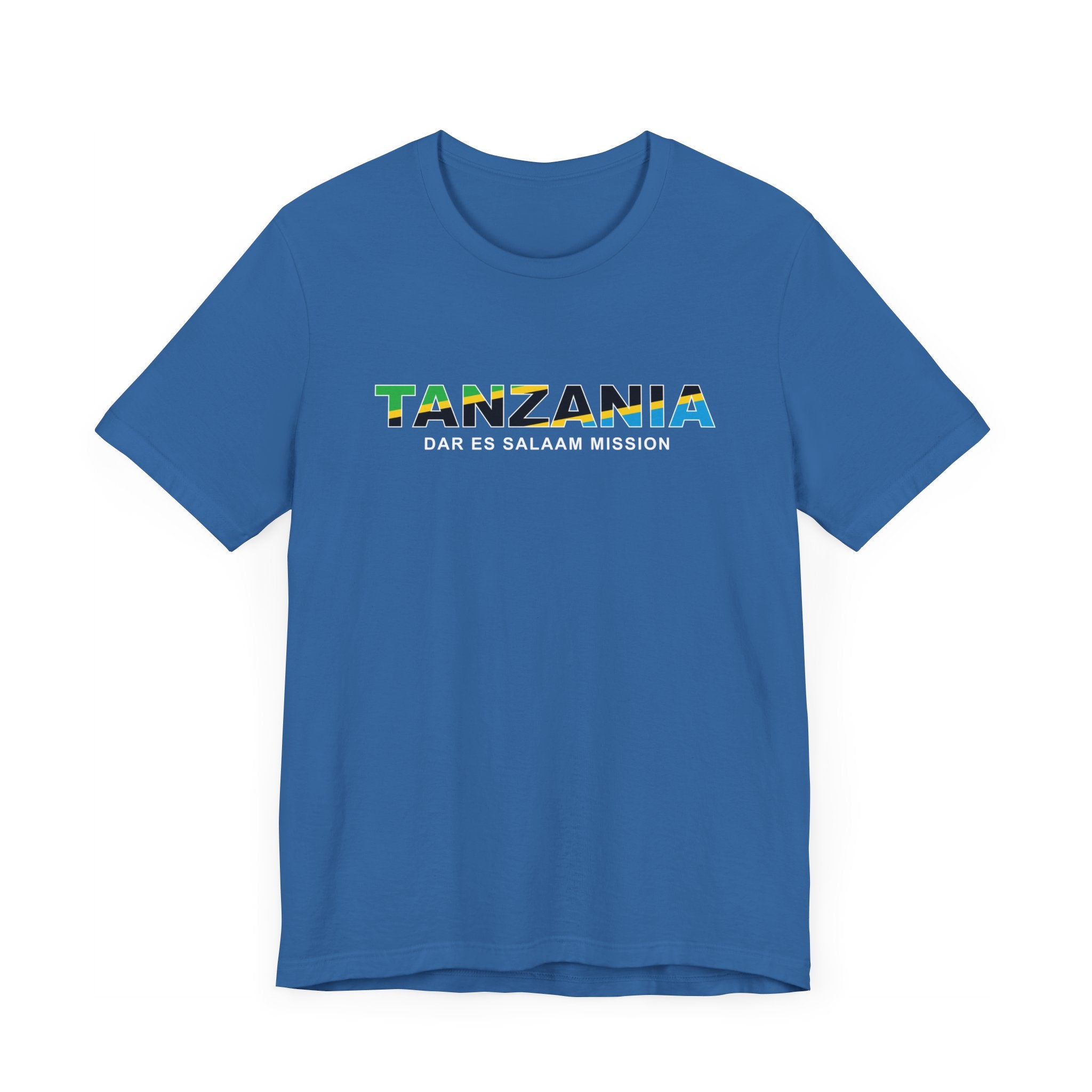 Tanzania Dar es Salaam Mission Flag Title T-shirt - Mission Wishlist - LDS Missionary Gift Store