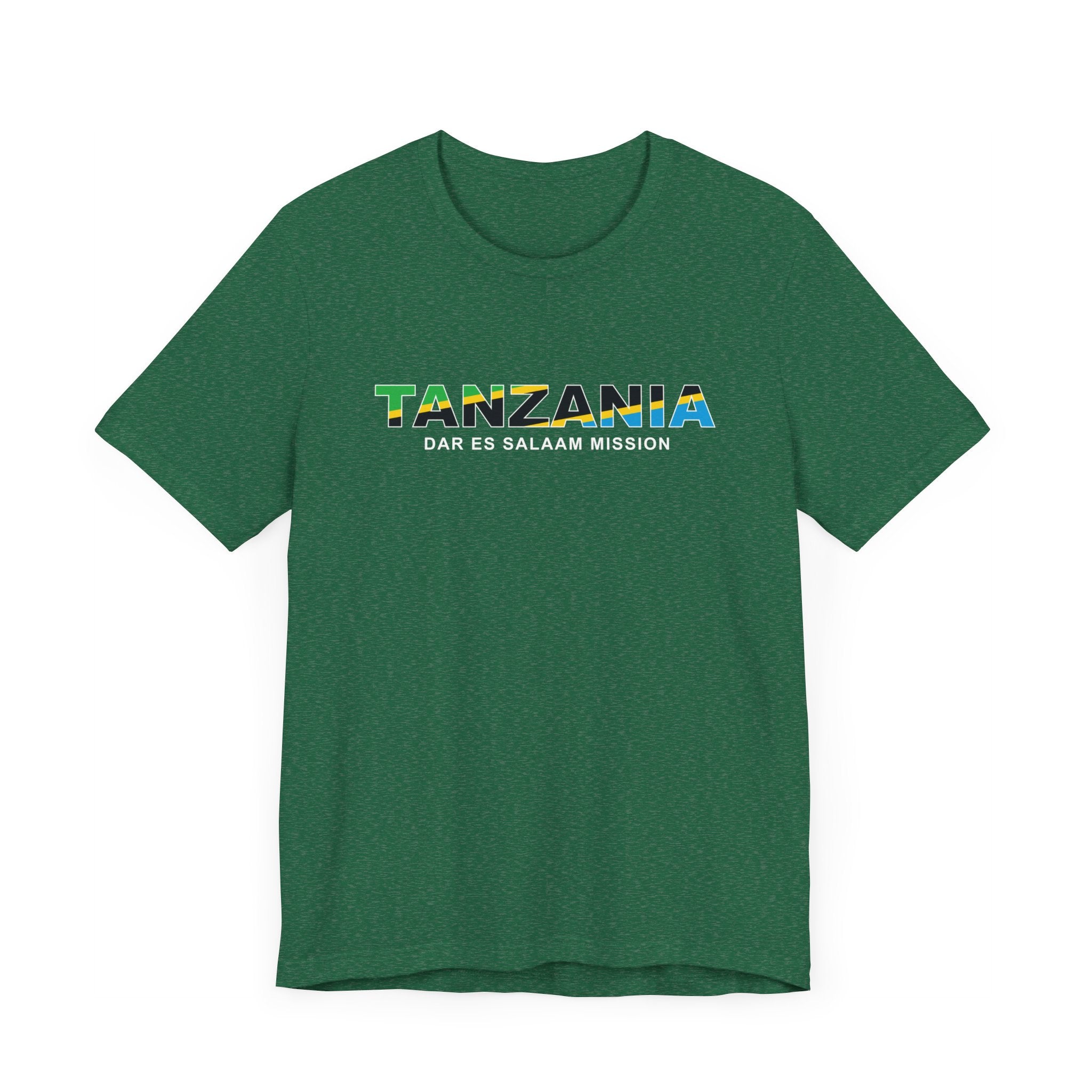 Tanzania Dar es Salaam Mission Flag Title T-shirt - Mission Wishlist - LDS Missionary Gift Store