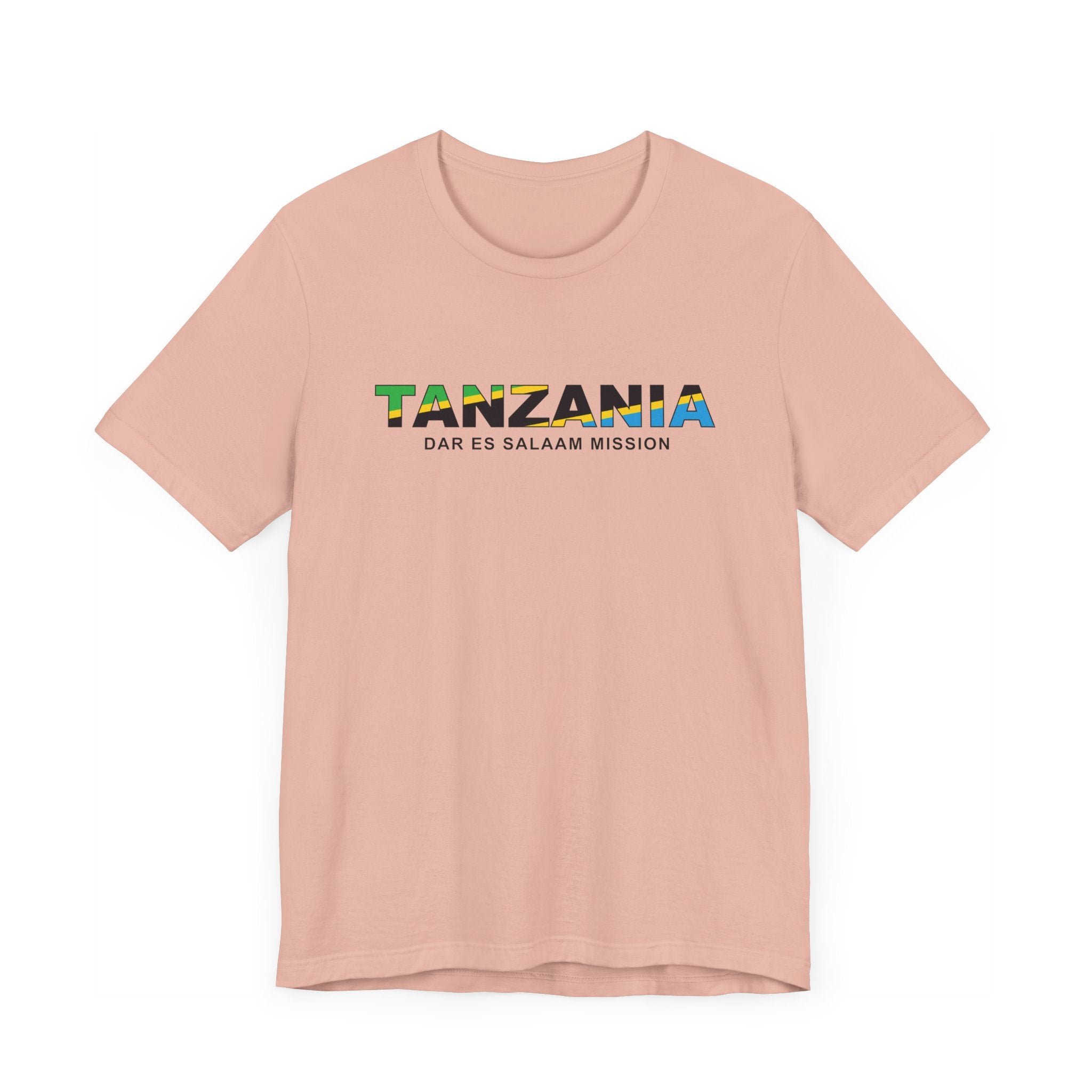 Tanzania Dar es Salaam Mission Flag Title T-shirt - Mission Wishlist - LDS Missionary Gift Store