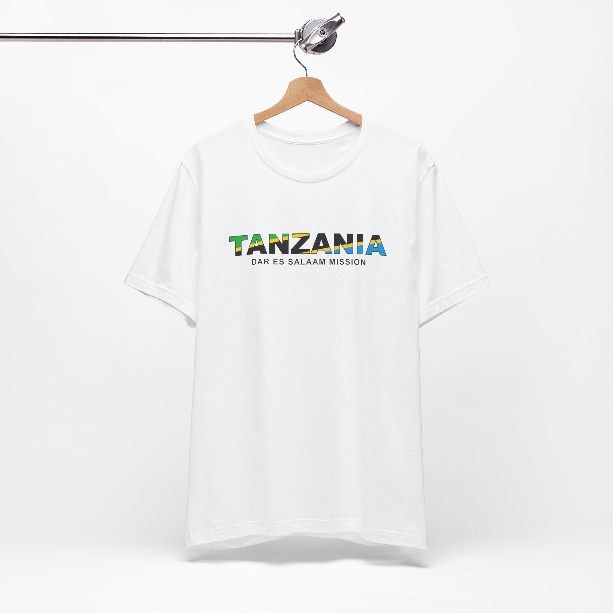 Tanzania Dar es Salaam Mission Flag Title T-shirt - Mission Wishlist - LDS Missionary Gift Store