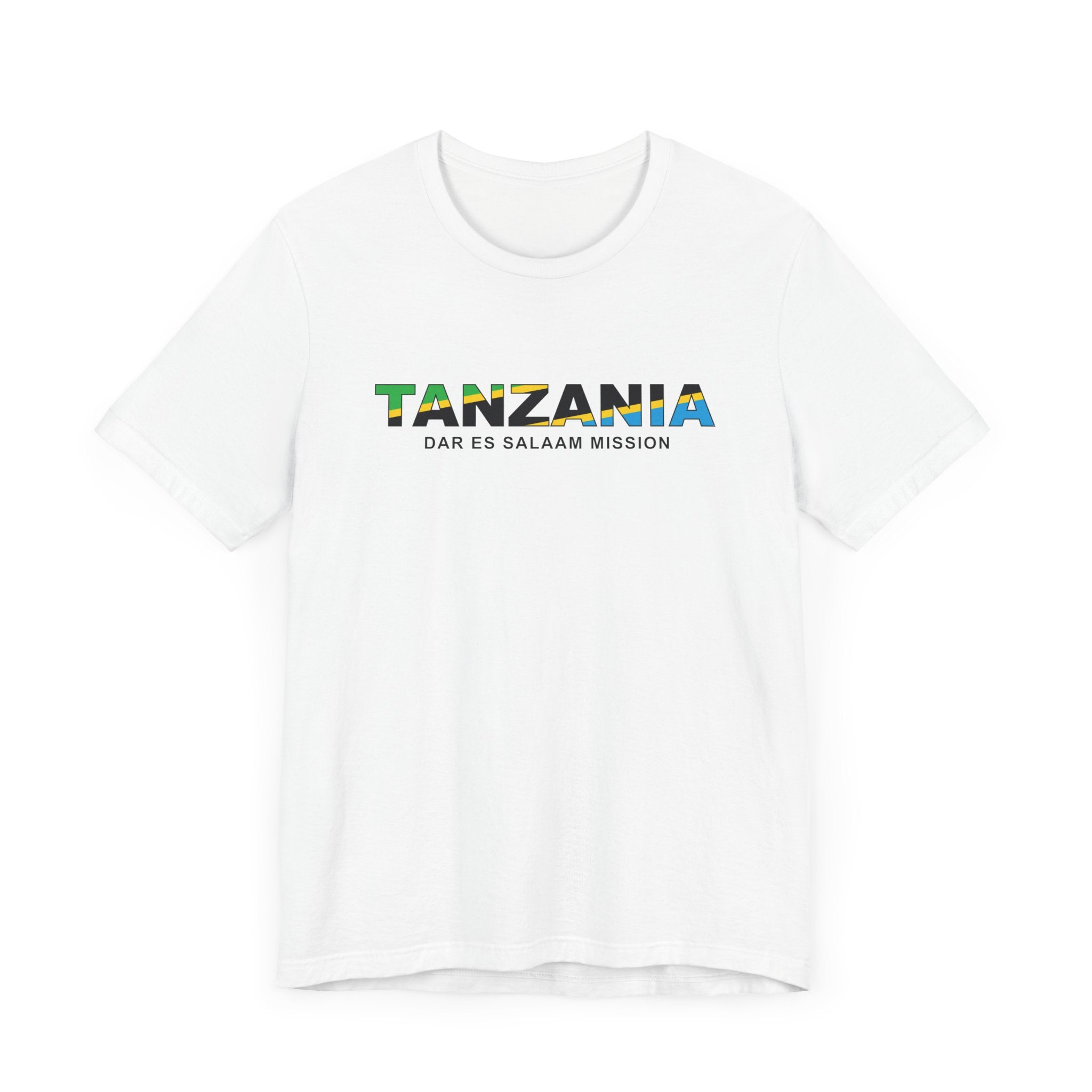 Tanzania Dar es Salaam Mission Flag Title T-shirt - Mission Wishlist - LDS Missionary Gift Store