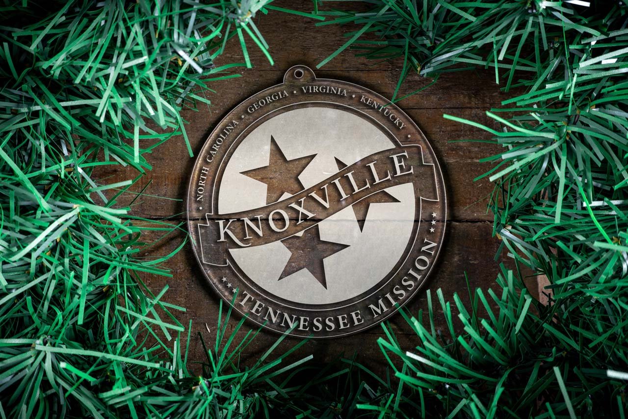 Tennessee Knoxville Mission Christmas Ornament - Latter-Day Saint LDS Missionary Gift - Book of Mormon