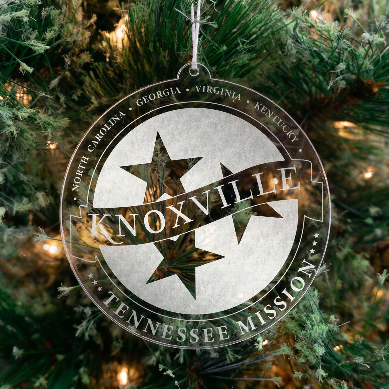 Tennessee Knoxville Mission Christmas Ornament - Latter-Day Saint LDS Missionary Gift - Book of Mormon