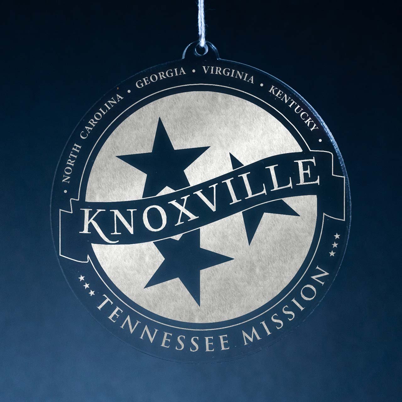 Tennessee Knoxville Mission Christmas Ornament - Latter-Day Saint LDS Missionary Gift - Book of Mormon