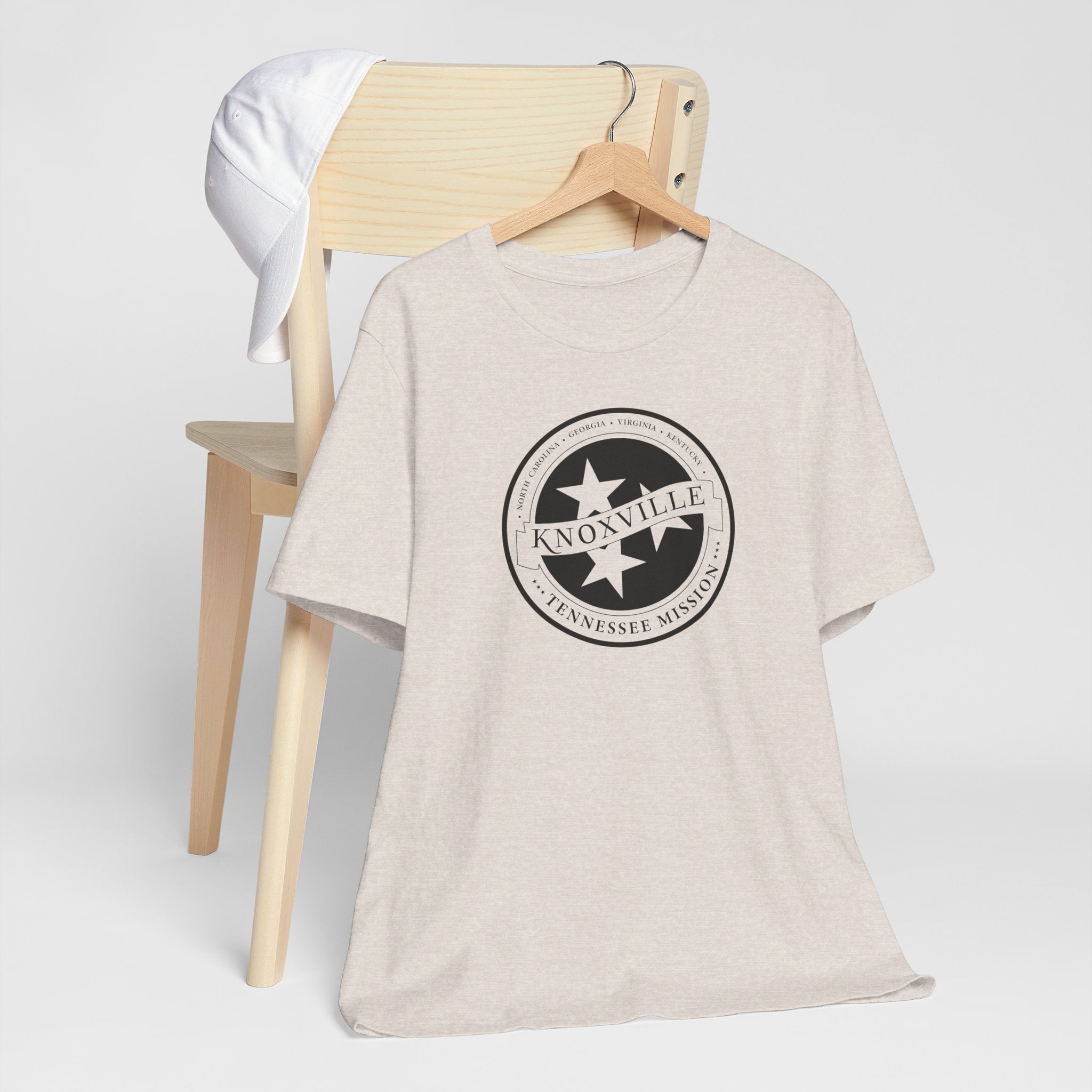 Tennessee Knoxville Mission Circular Monochrome Logo T-Shirt - Mission Wishlist - LDS Missionary Gift Store