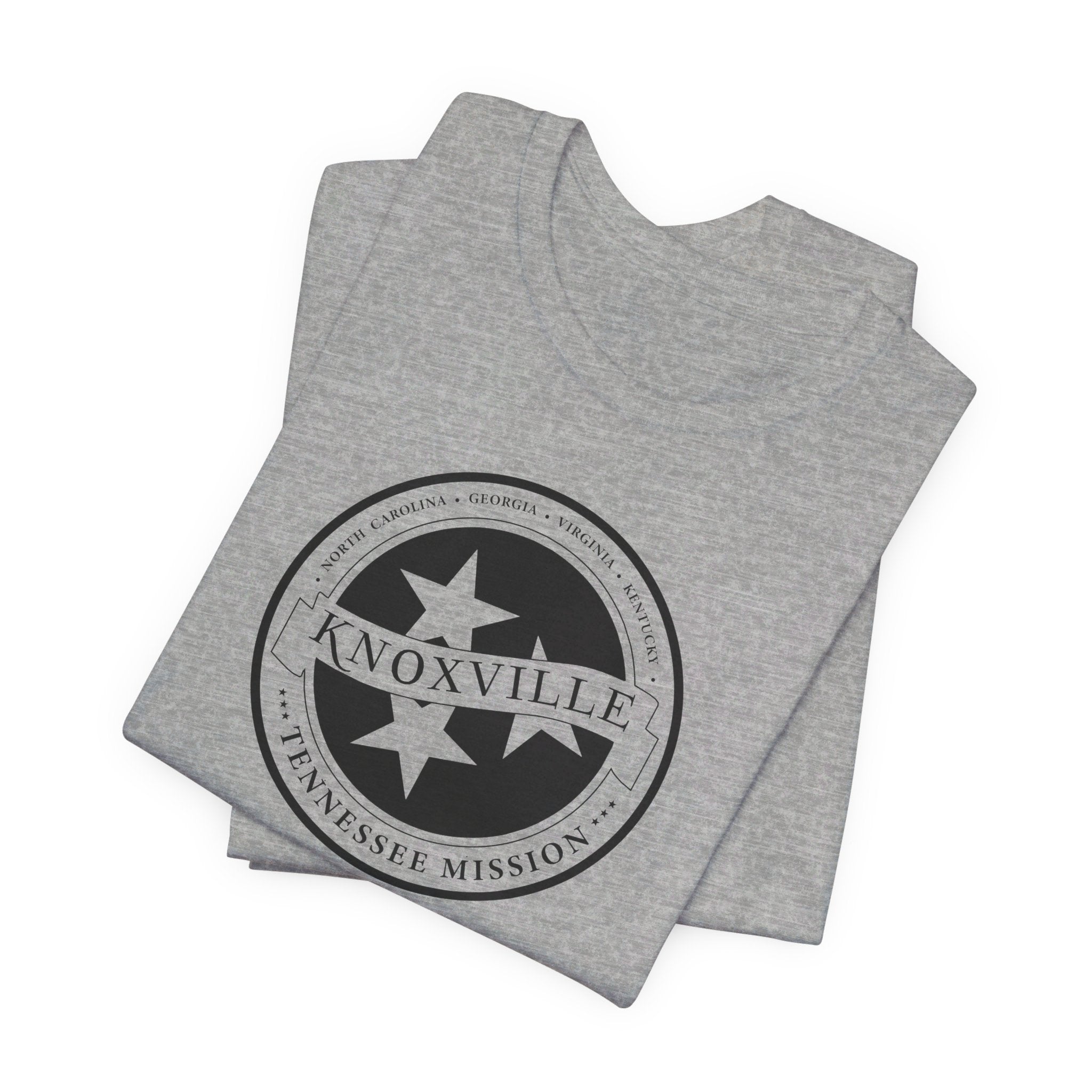 Tennessee Knoxville Mission Circular Monochrome Logo T-Shirt - Mission Wishlist - LDS Missionary Gift Store