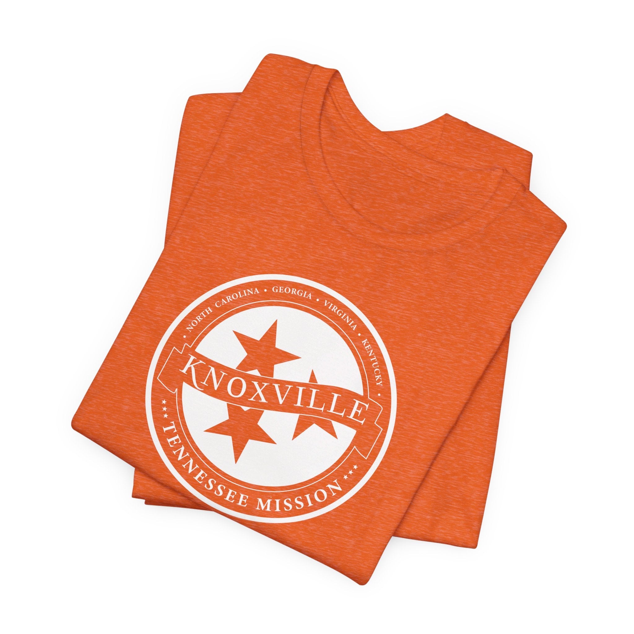 Tennessee Knoxville Mission Circular Monochrome Logo T-Shirt - Mission Wishlist - LDS Missionary Gift Store