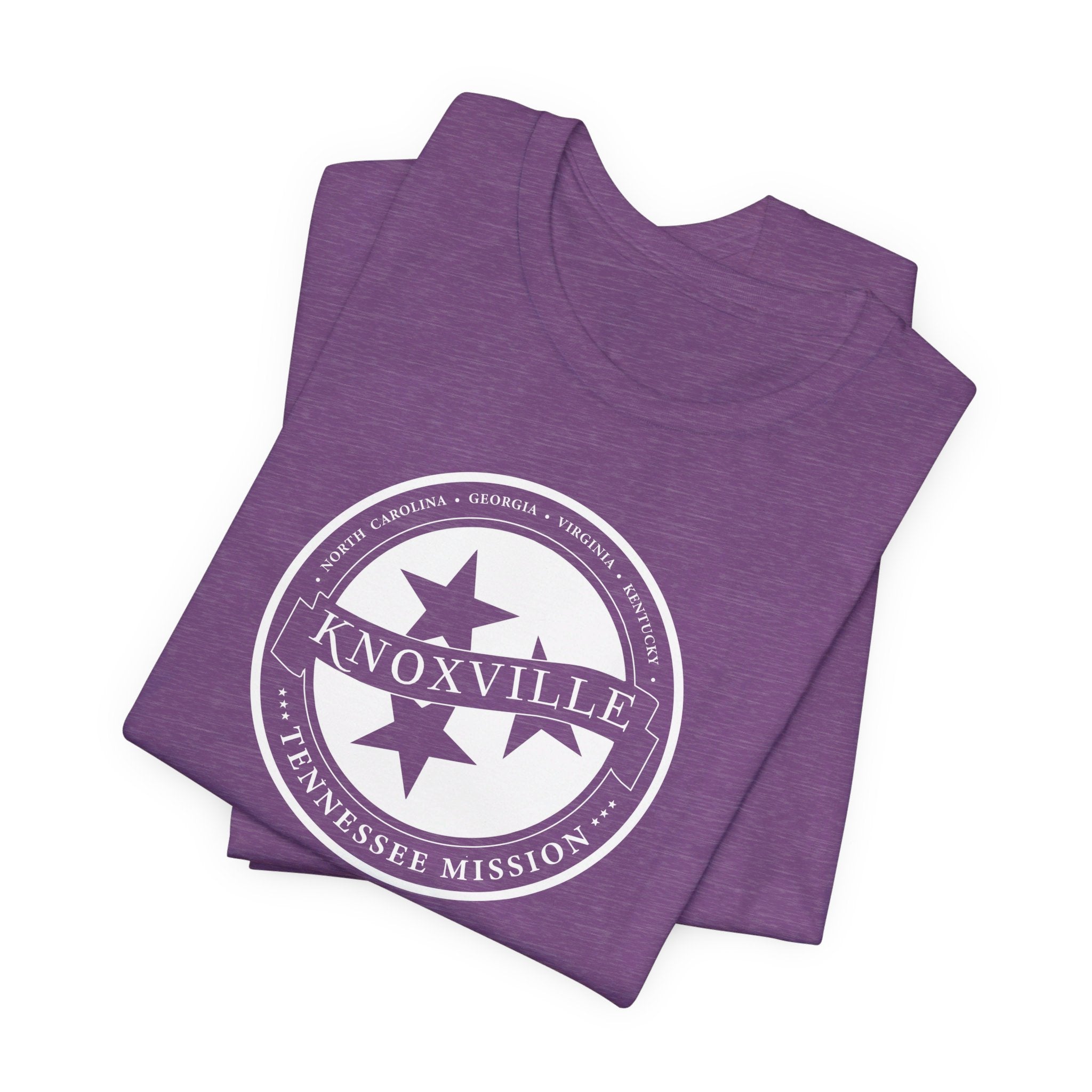Tennessee Knoxville Mission Circular Monochrome Logo T-Shirt - Mission Wishlist - LDS Missionary Gift Store
