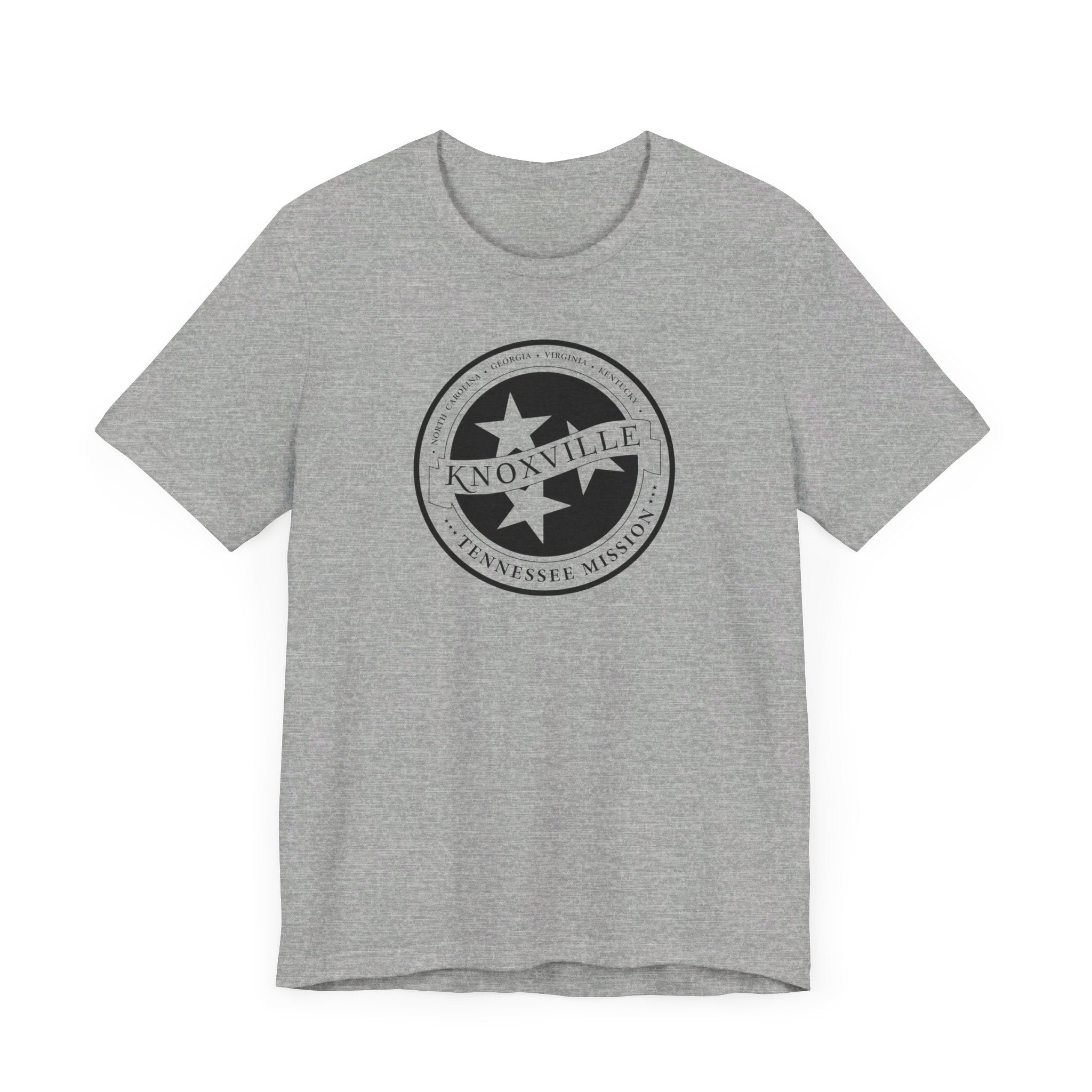 Tennessee Knoxville Mission Circular Monochrome Logo T-Shirt - Mission Wishlist - LDS Missionary Gift Store