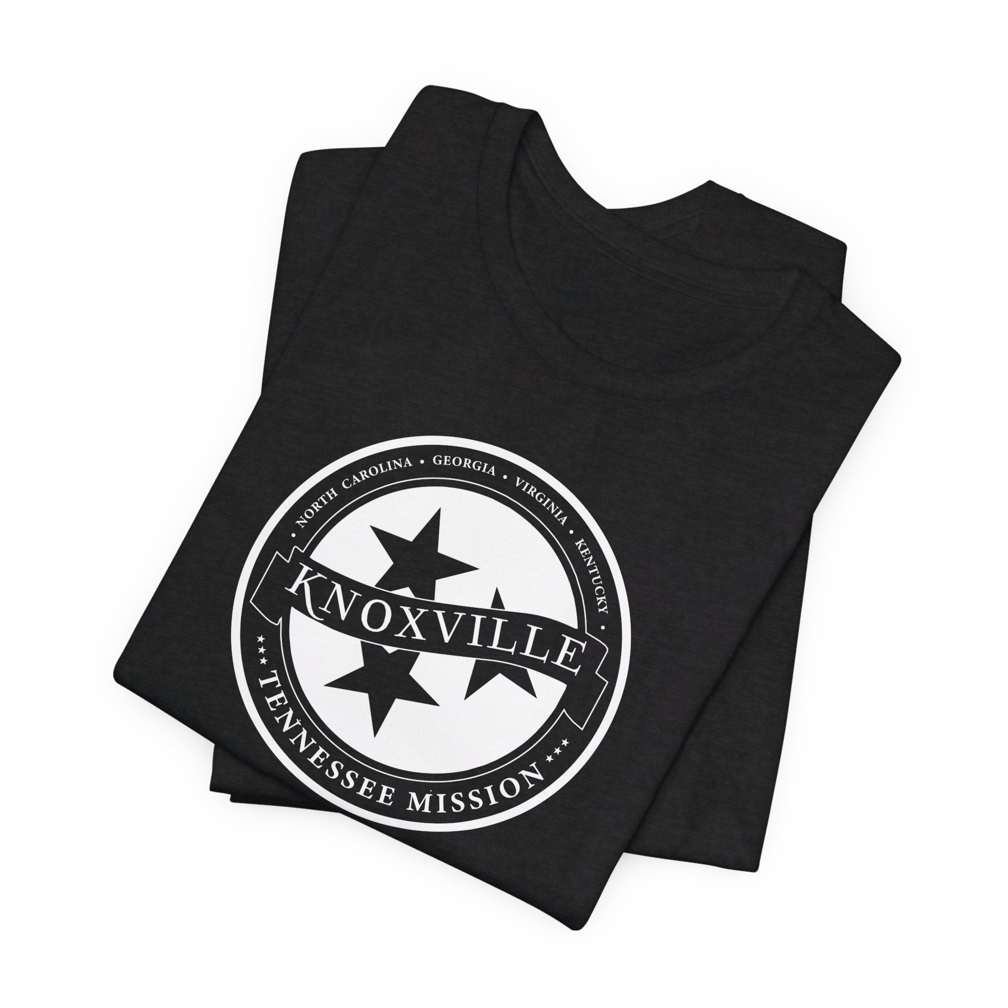 Tennessee Knoxville Mission Circular Monochrome Logo T-Shirt - Mission Wishlist - LDS Missionary Gift Store