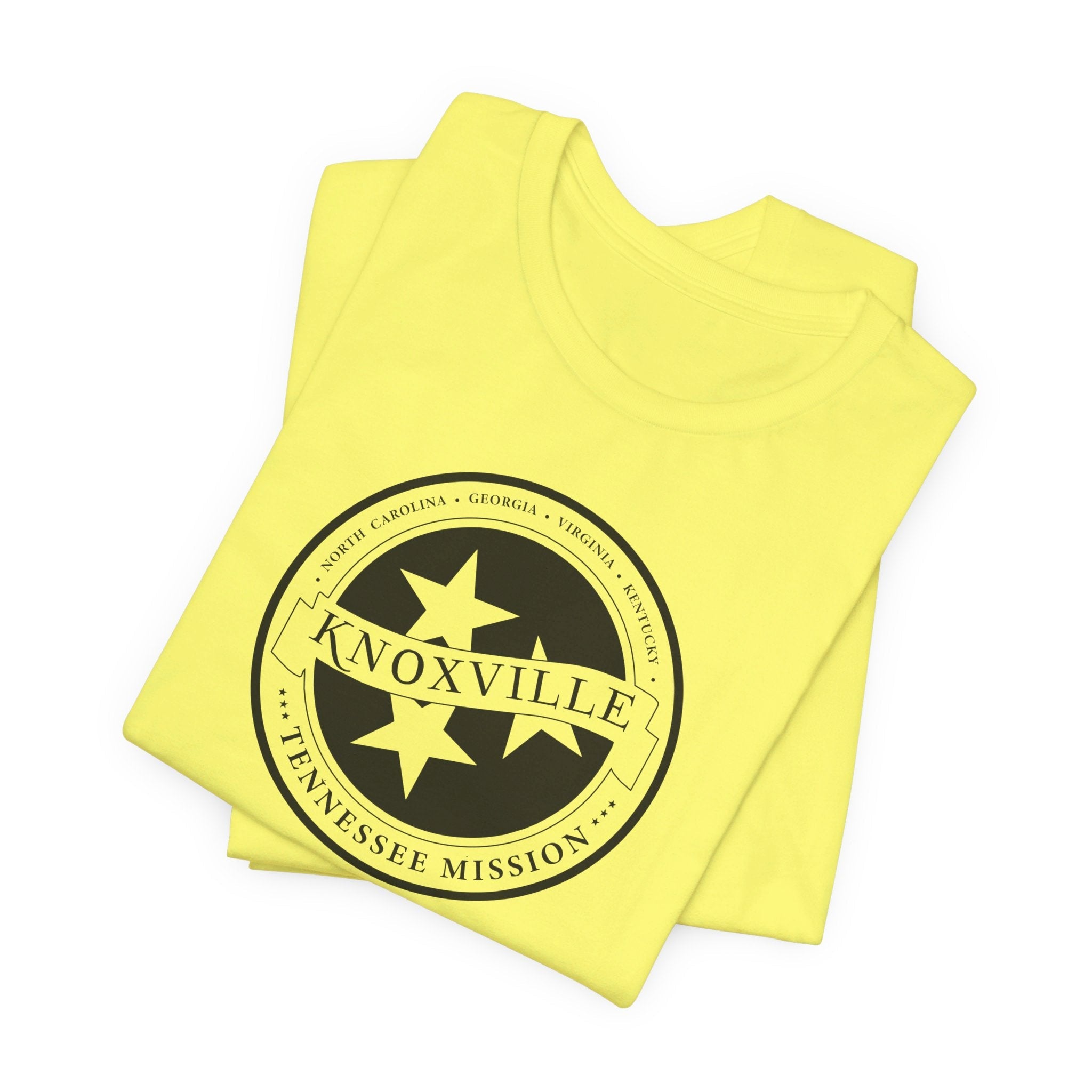 Tennessee Knoxville Mission Circular Monochrome Logo T-Shirt - Mission Wishlist - LDS Missionary Gift Store