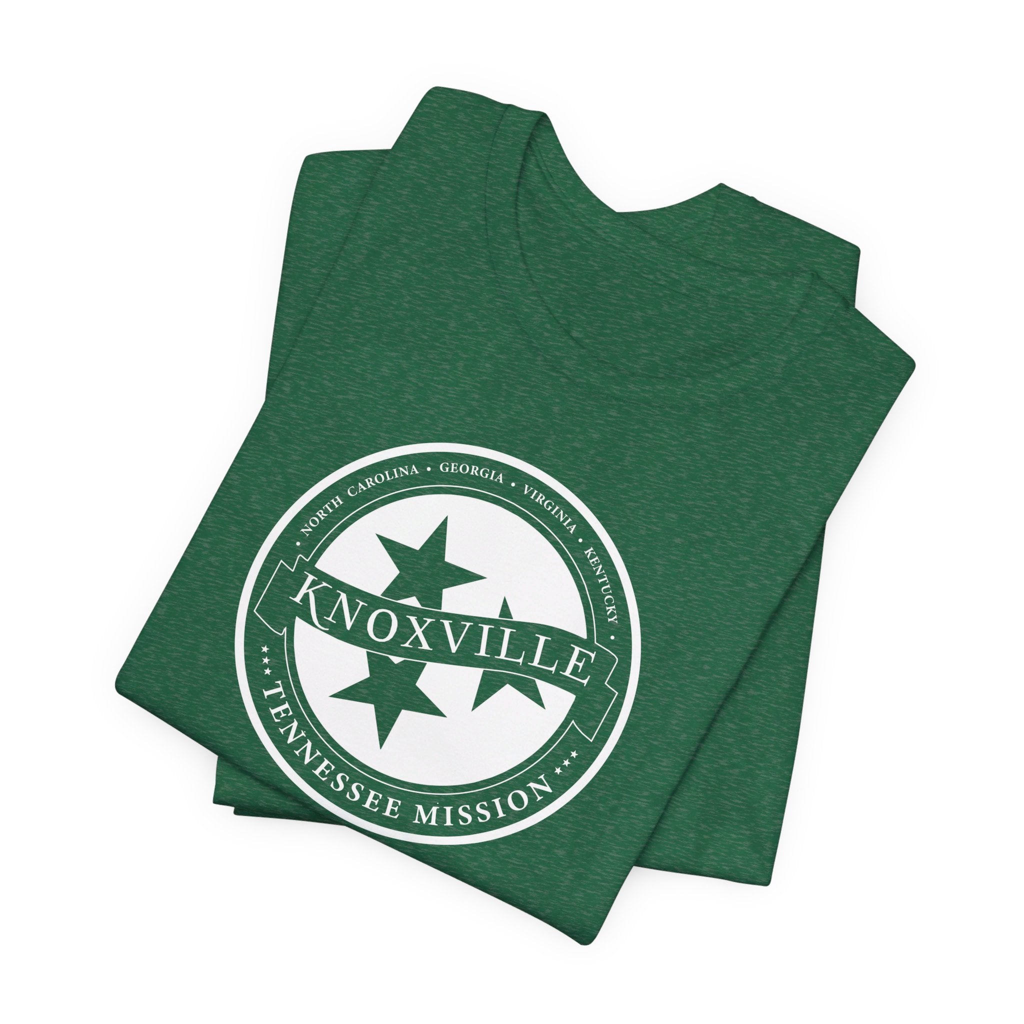 Tennessee Knoxville Mission Circular Monochrome Logo T-Shirt - Mission Wishlist - LDS Missionary Gift Store