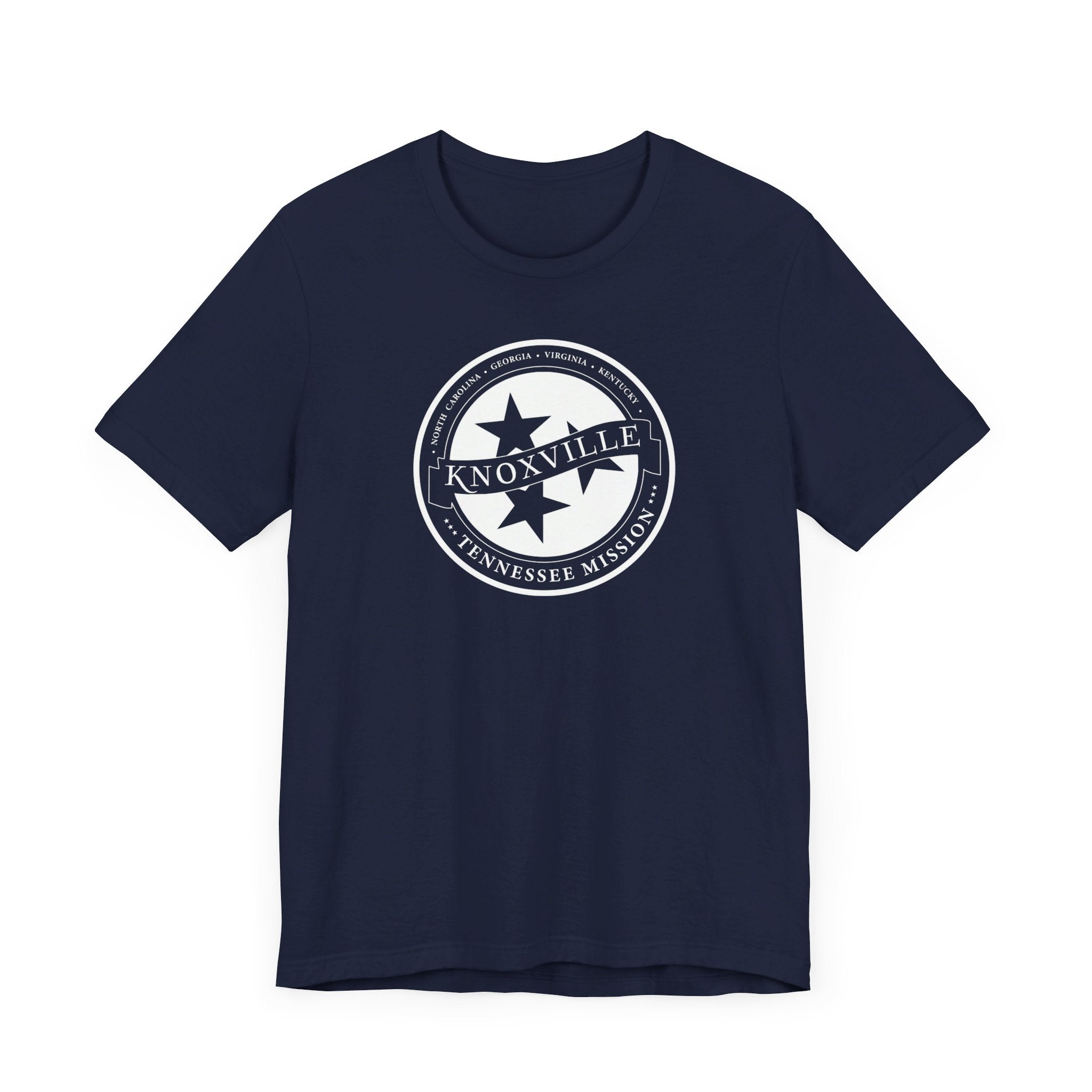 Tennessee Knoxville Mission Circular Monochrome Logo T-Shirt - Mission Wishlist - LDS Missionary Gift Store