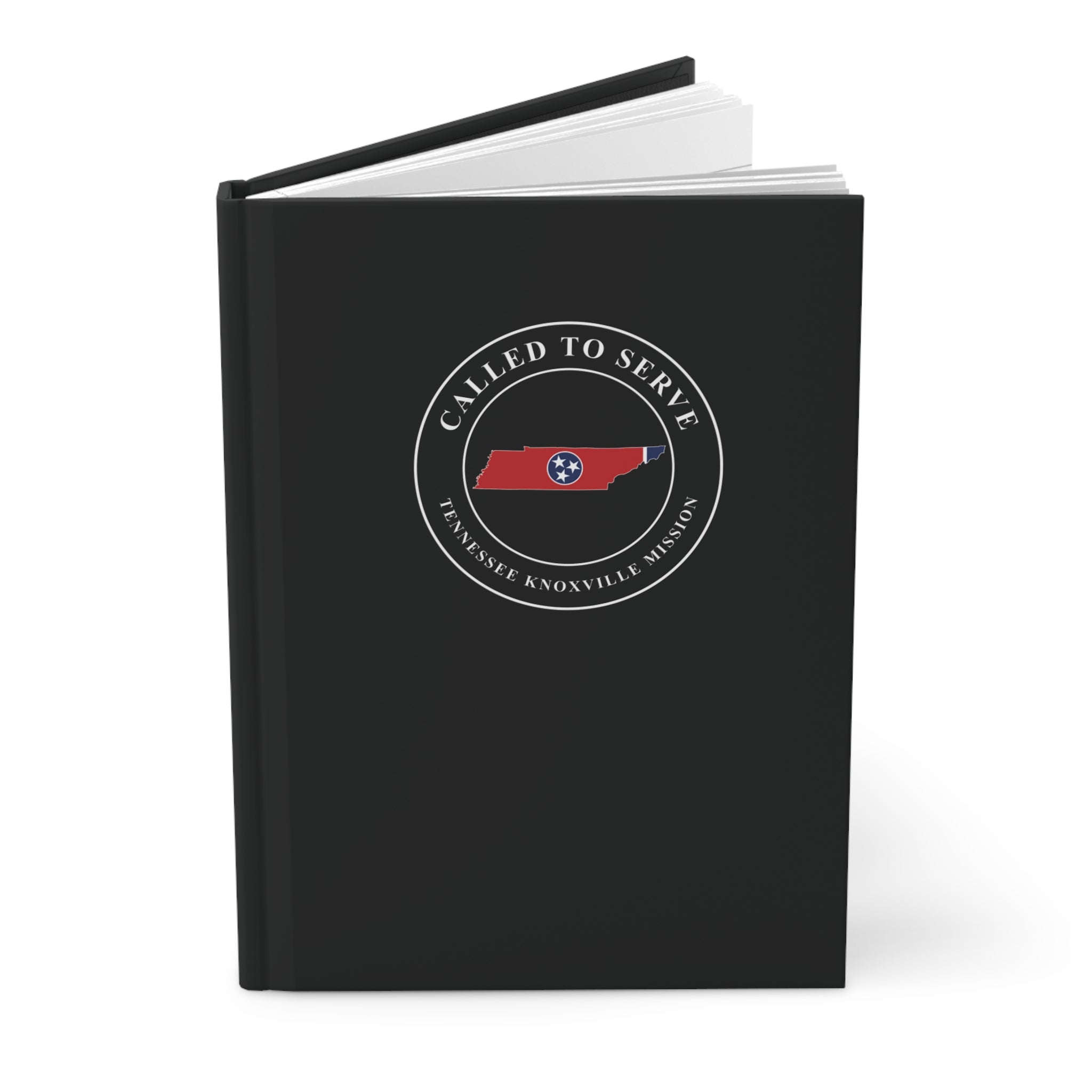 Tennessee Knoxville Mission Flag Map Called to Serve Black Hardcover Journal Matte - Mission Wishlist - LDS Missionary Gift Store