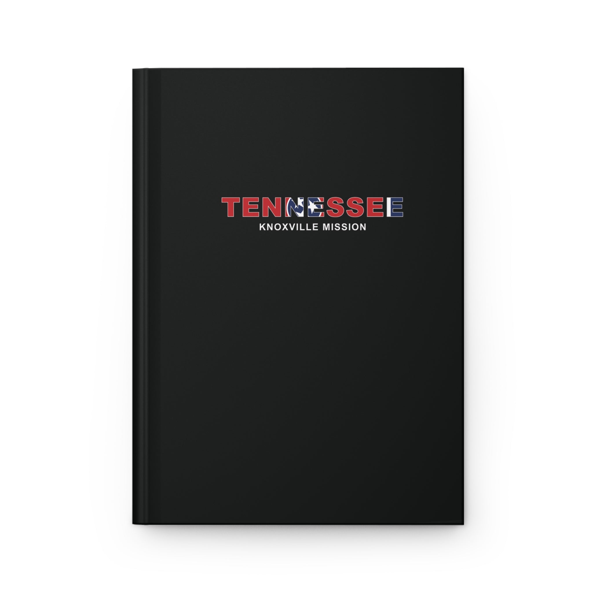 Tennessee Knoxville Mission Flag Title Black Hardcover Journal Matte - Latter-Day Saint LDS Missionary Gift - Book of Mormon