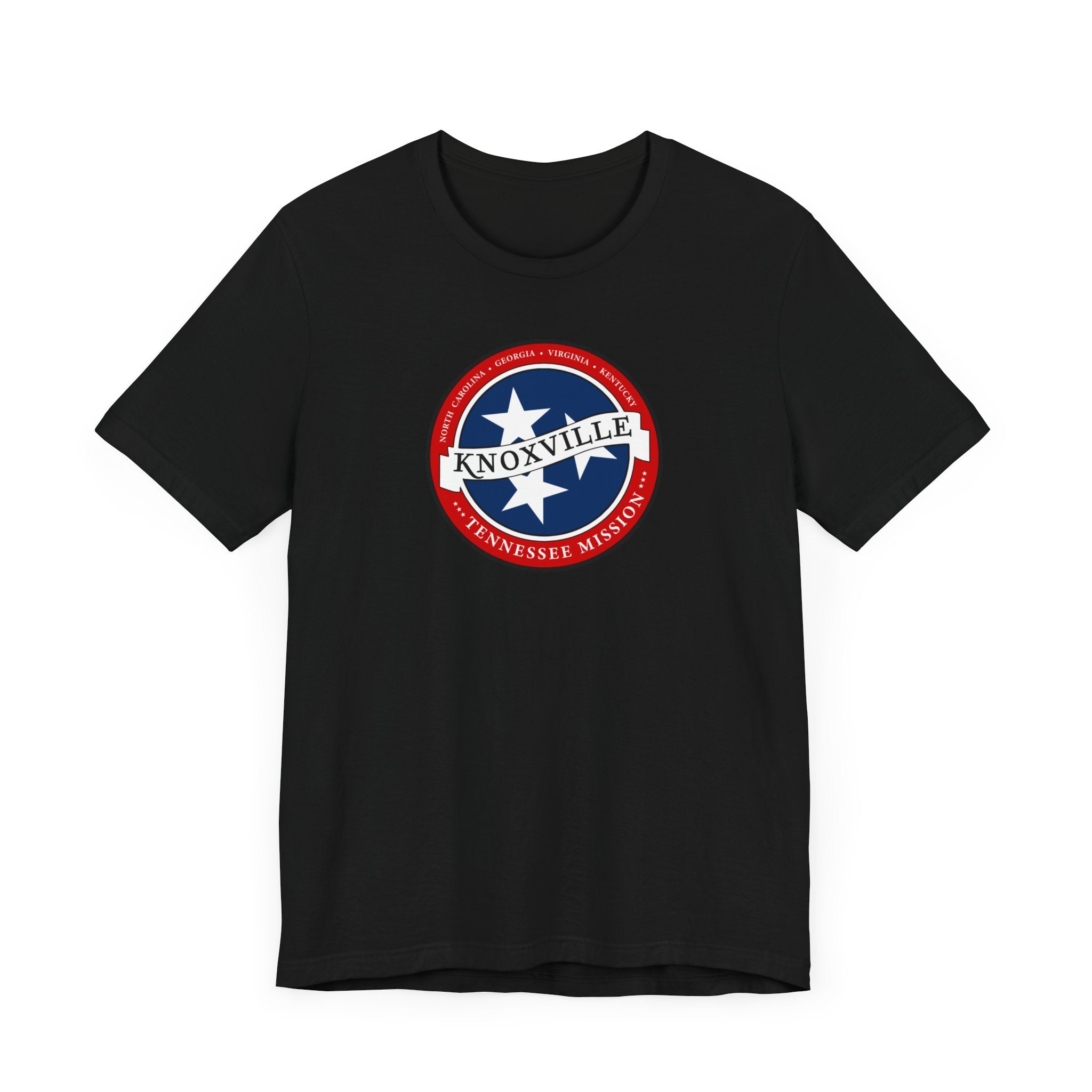 Tennessee Knoxville Mission State Flag Logo (White Border) T-shirt - Latter-Day Saint LDS Missionary Gift - Book of Mormon