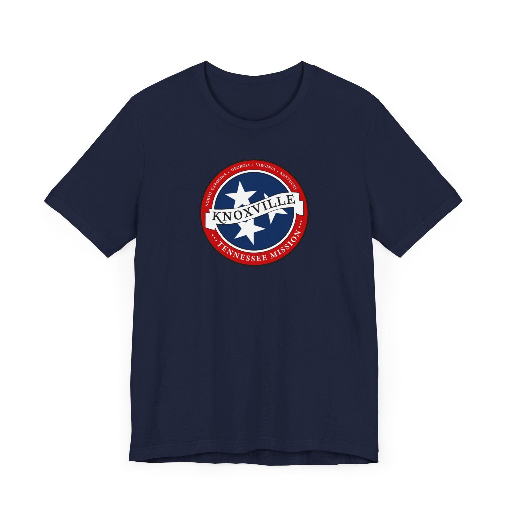 Tennessee Knoxville Mission State Flag Logo (White Border) T-shirt - Latter-Day Saint LDS Missionary Gift - Book of Mormon