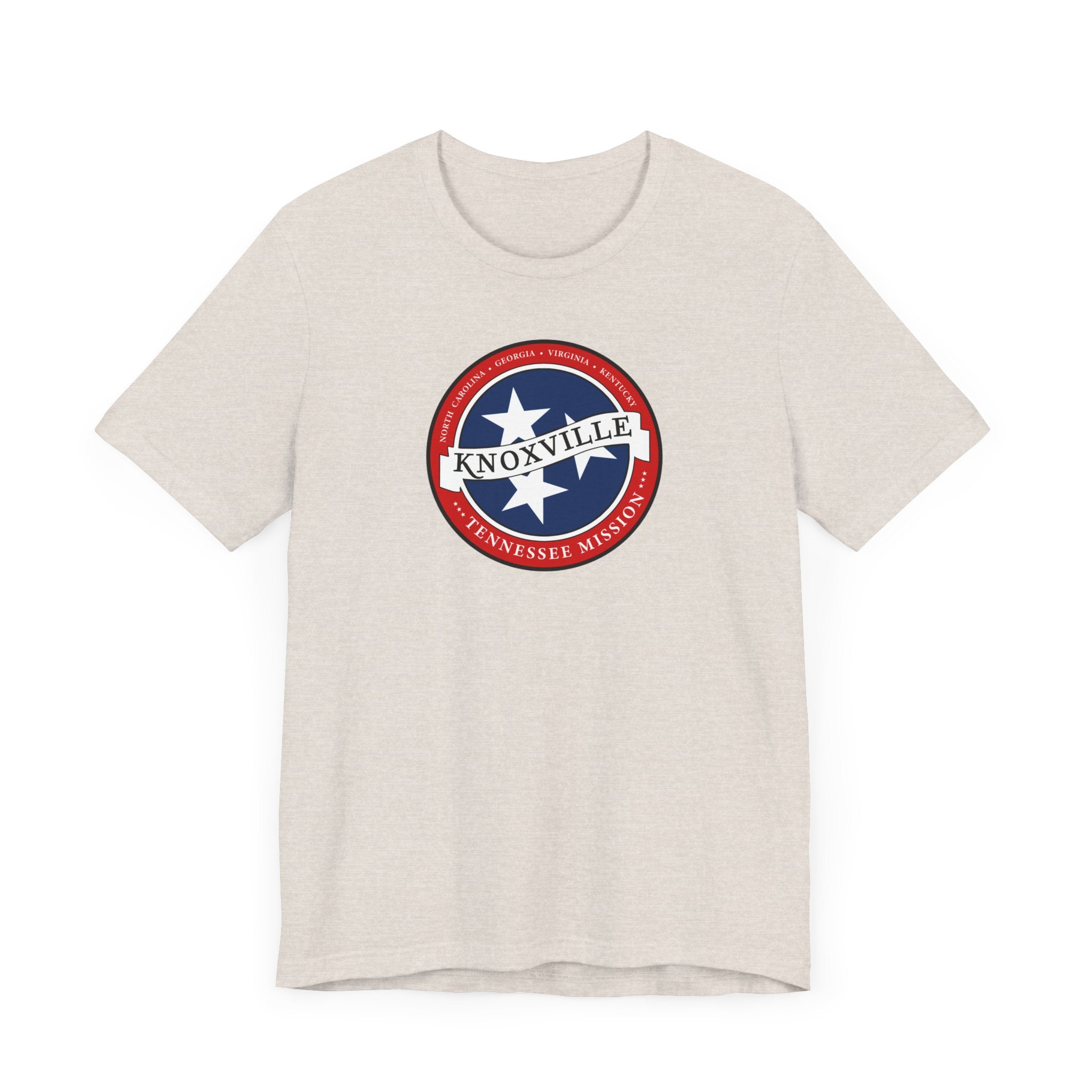 Tennessee Knoxville Mission State Flag Logo (White Border) T-shirt - Latter-Day Saint LDS Missionary Gift - Book of Mormon