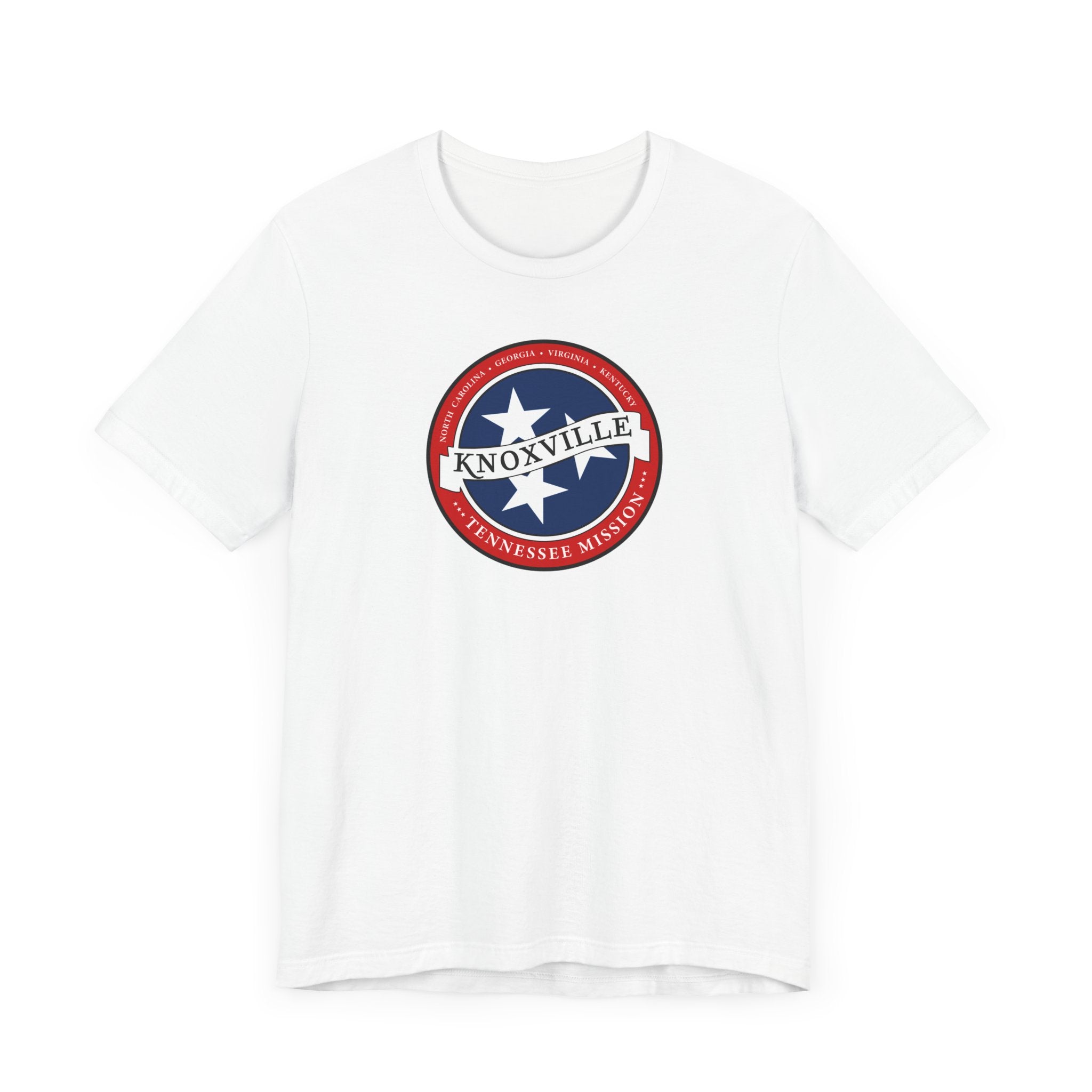 Tennessee Knoxville Mission State Flag Logo (White Border) T-shirt - Latter-Day Saint LDS Missionary Gift - Book of Mormon