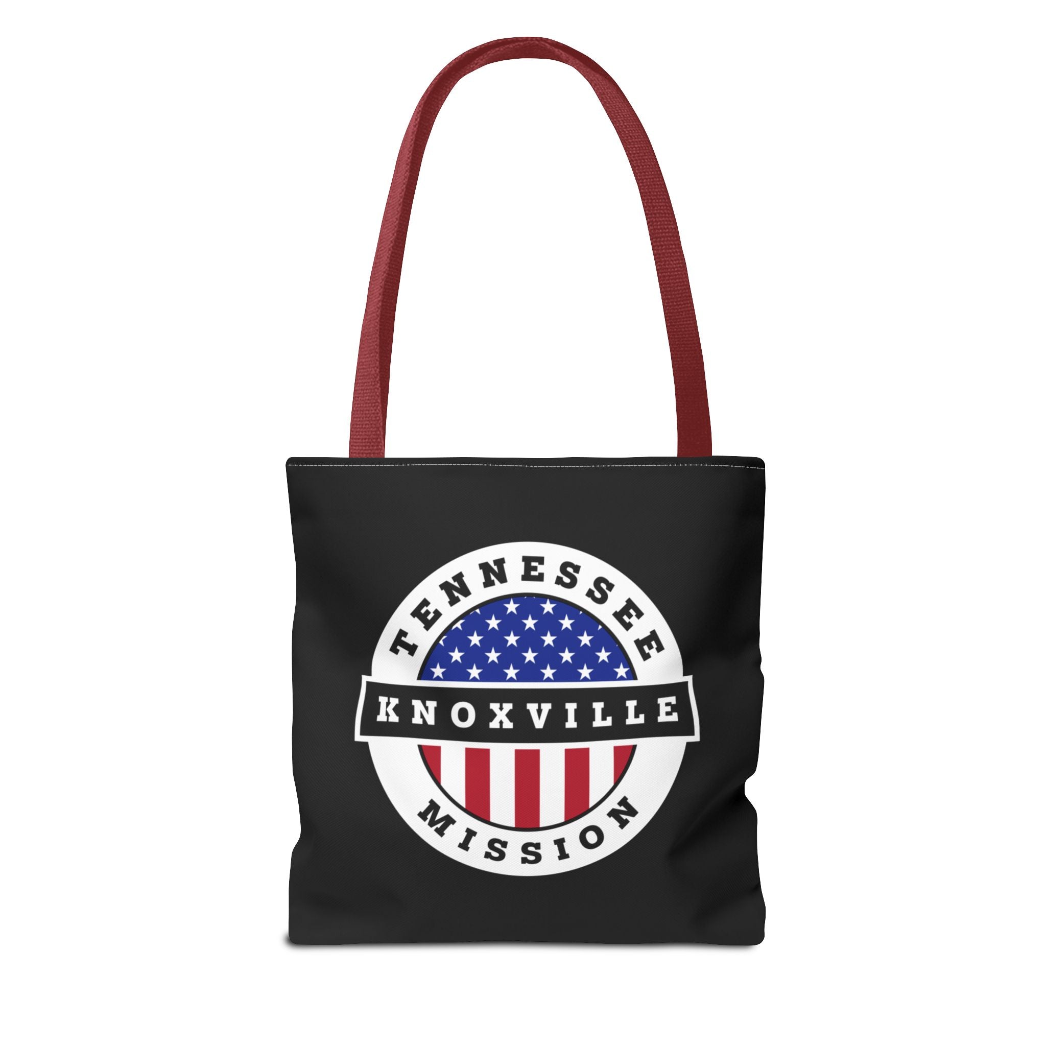 Tennessee Knoxville Mission USA Flag Logo Tote Bag Black - Mission Wishlist - LDS Missionary Gift Store