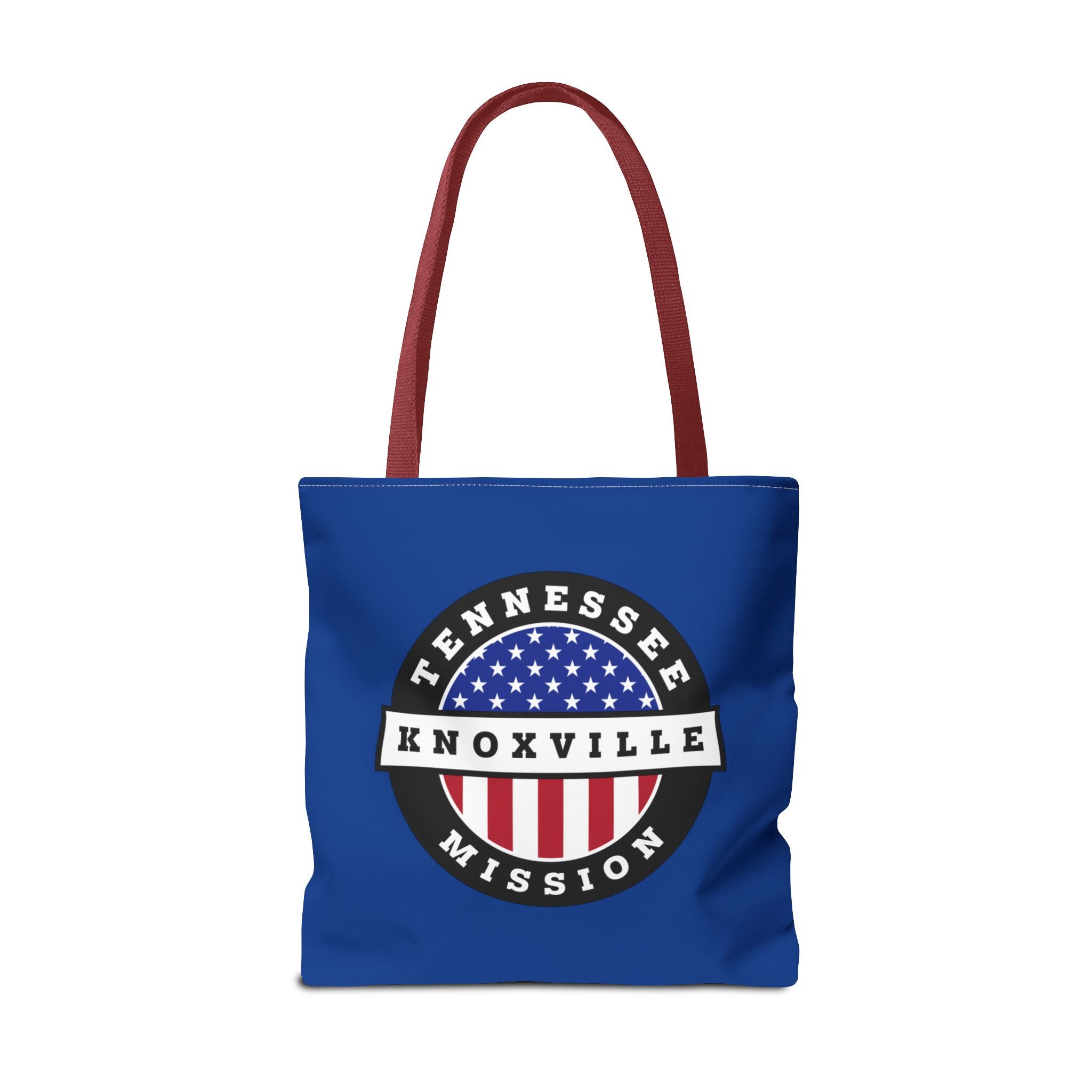 Tennessee Knoxville Mission USA Flag Logo Tote Bag Blue - Mission Wishlist - LDS Missionary Gift Store