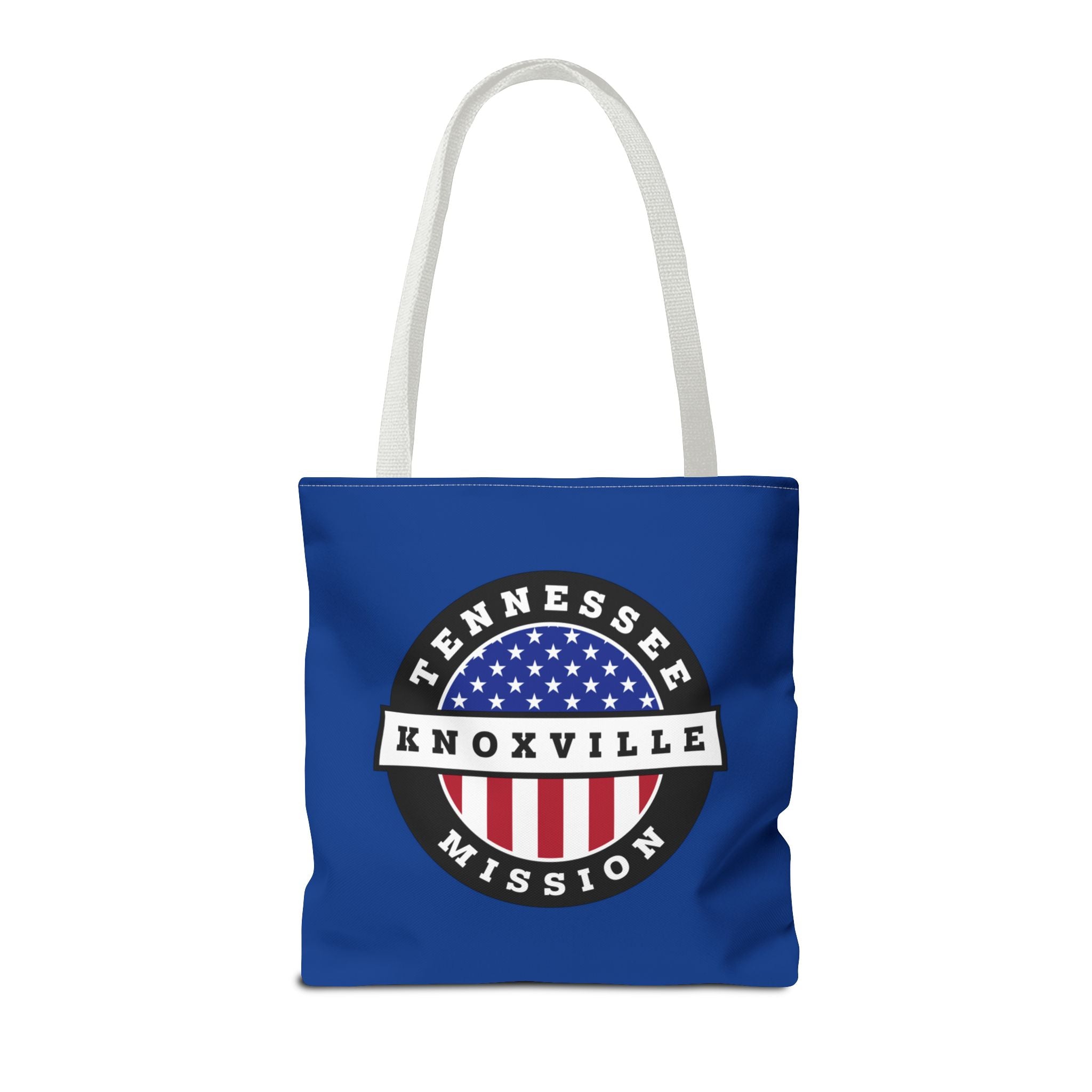Tennessee Knoxville Mission USA Flag Logo Tote Bag Blue - Mission Wishlist - LDS Missionary Gift Store