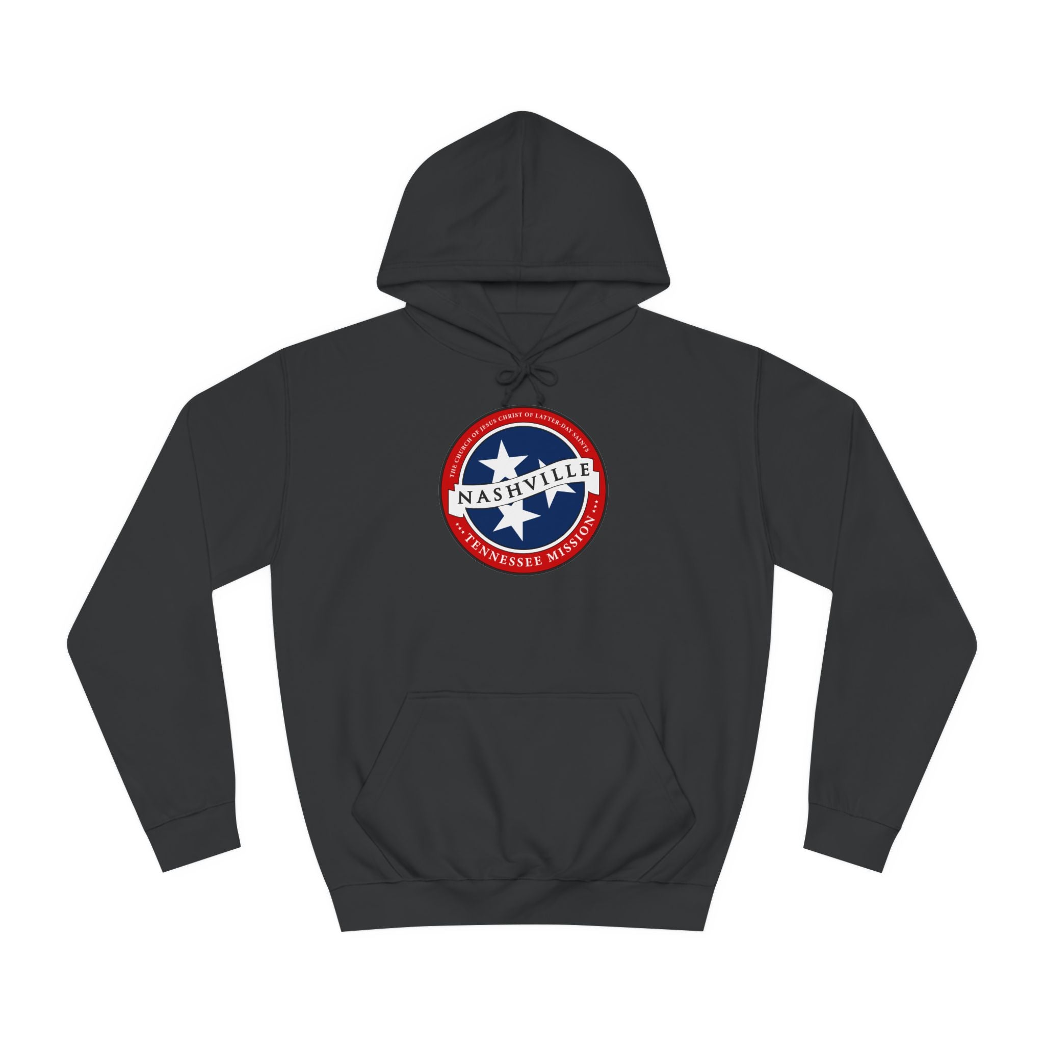 Tennessee Nashville Mission State Flag Logo (White Border) College Hoodie - Mission Wishlist - LDS Missionary Gift Store