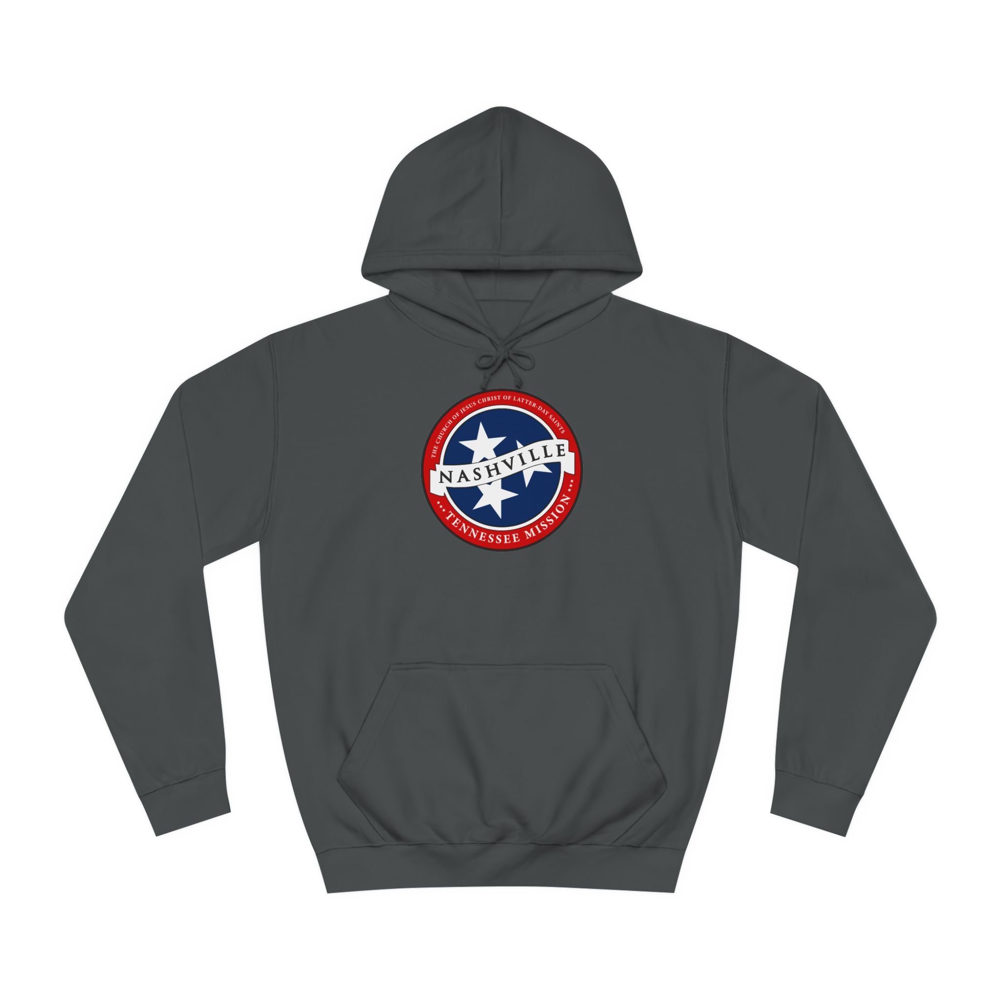 Tennessee Nashville Mission State Flag Logo (White Border) College Hoodie - Mission Wishlist - LDS Missionary Gift Store