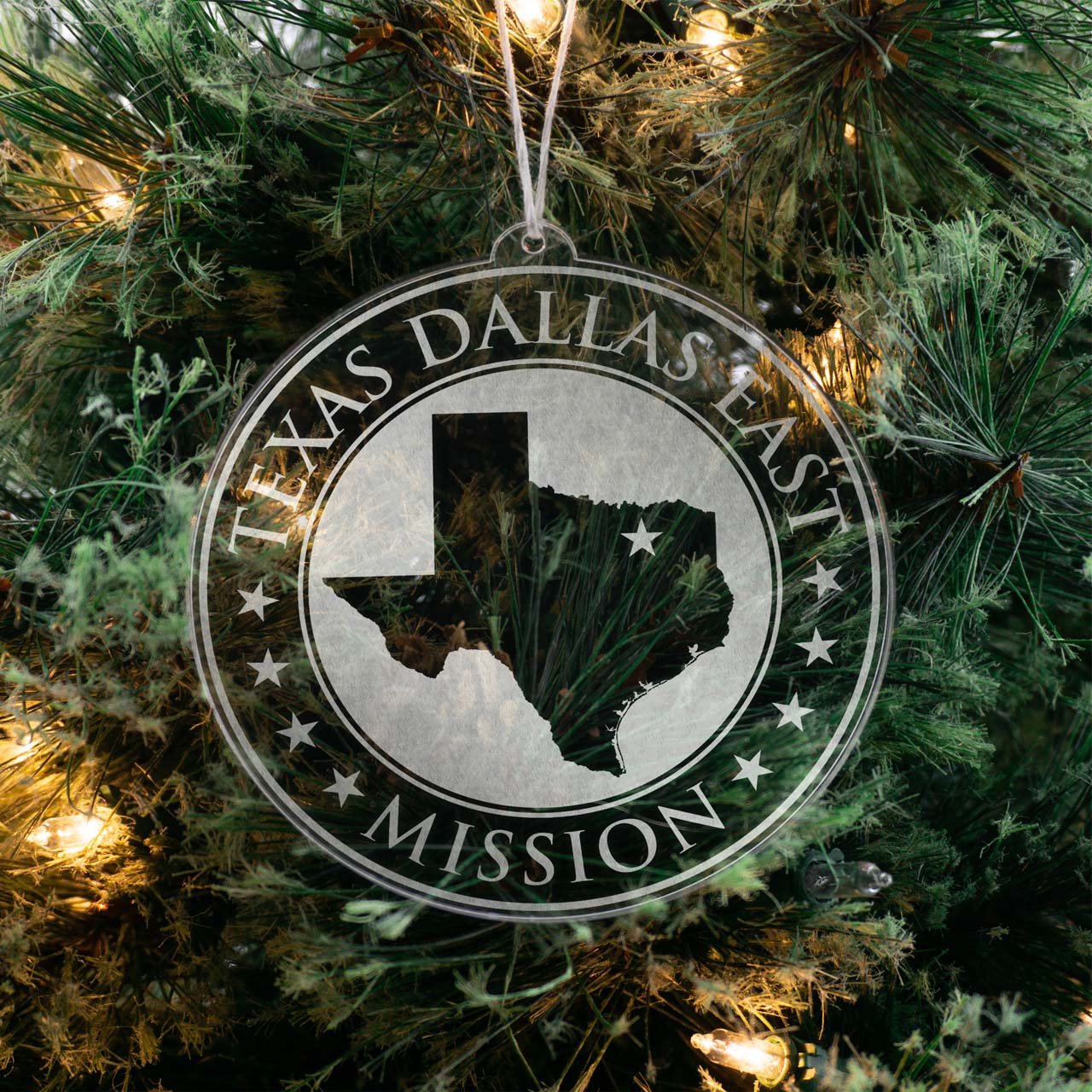 Texas Dallas East Mission Christmas Ornament - Latter-Day Saint LDS Missionary Gift - Book of Mormon