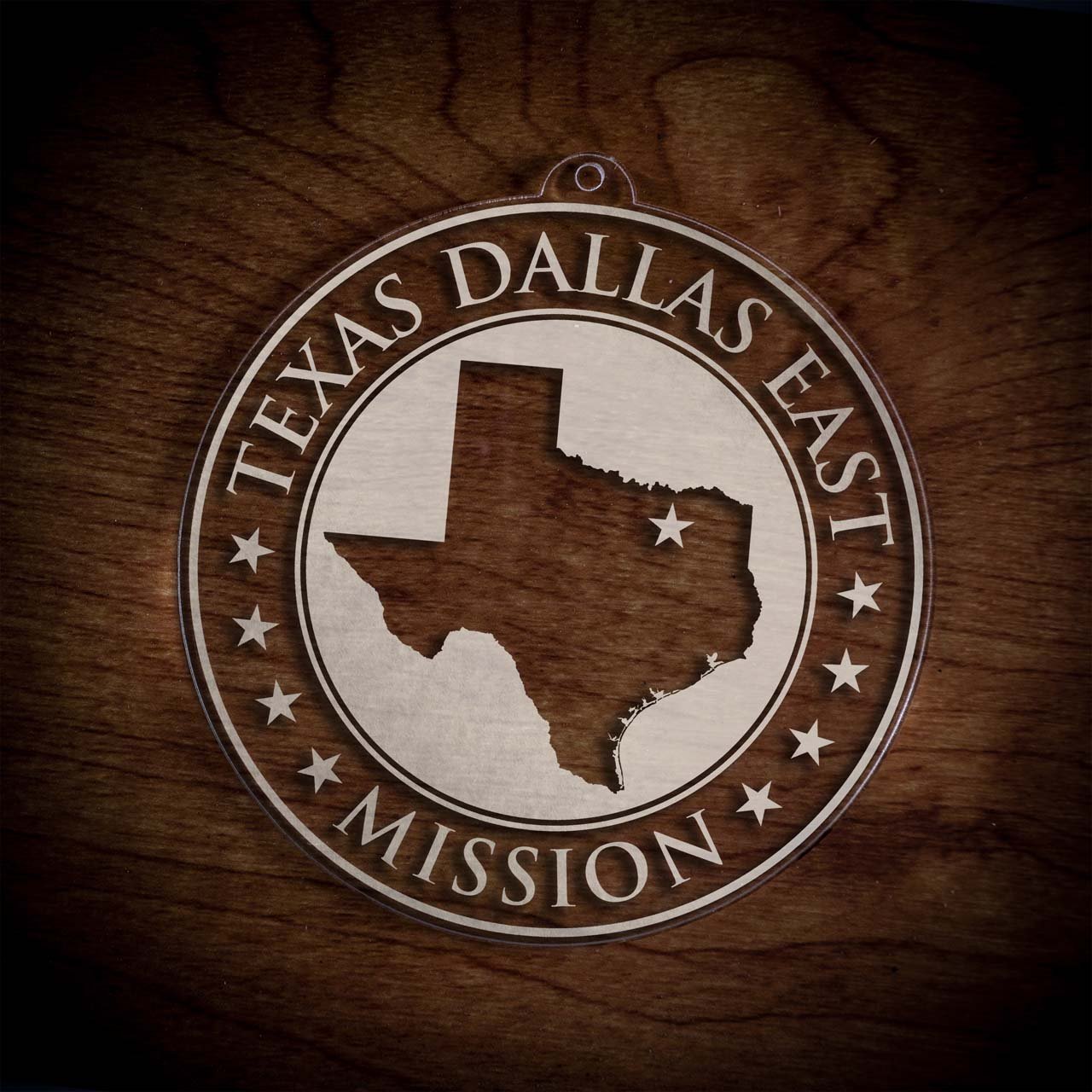 Texas Dallas East Mission Christmas Ornament - Latter-Day Saint LDS Missionary Gift - Book of Mormon
