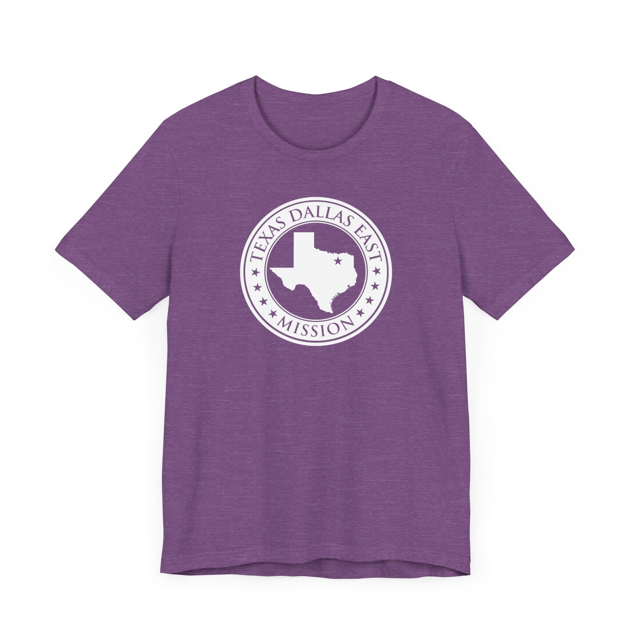 Texas Dallas East Mission Circular Monochrome Logo T-Shirt - Mission Wishlist - LDS Missionary Gift Store