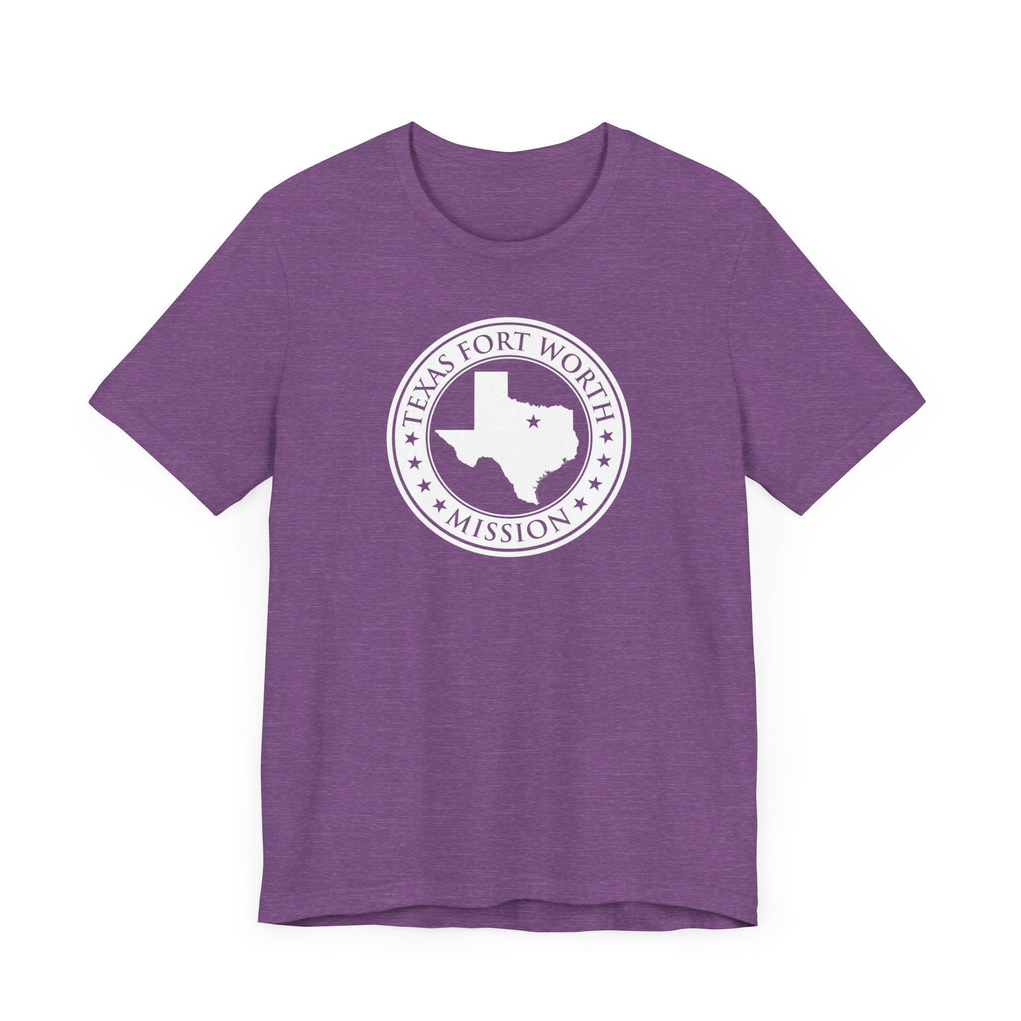 Texas Fort Worth Mission Circular Monochrome Logo T-Shirt - Mission Wishlist - LDS Missionary Gift Store